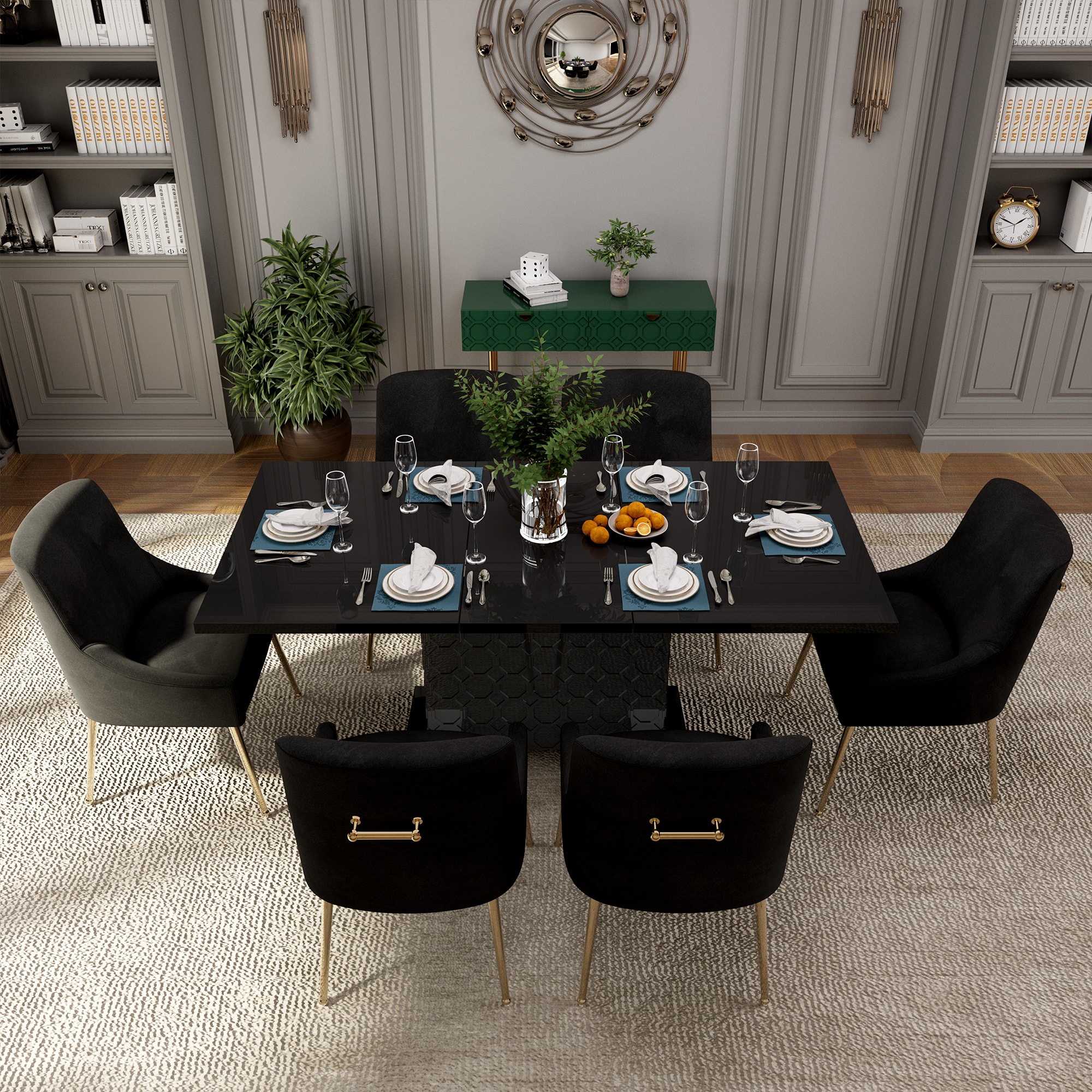 Clihome CL-ST1-BK700BK Dining-Sets - View #5