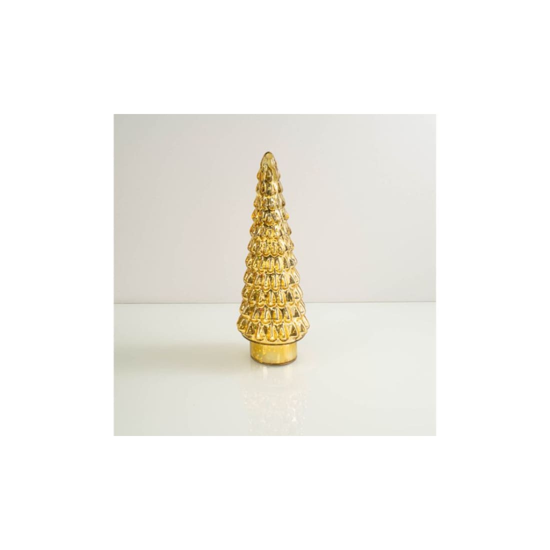 HomeRoots 4000489077 Gold Glass Modern Sculpture
