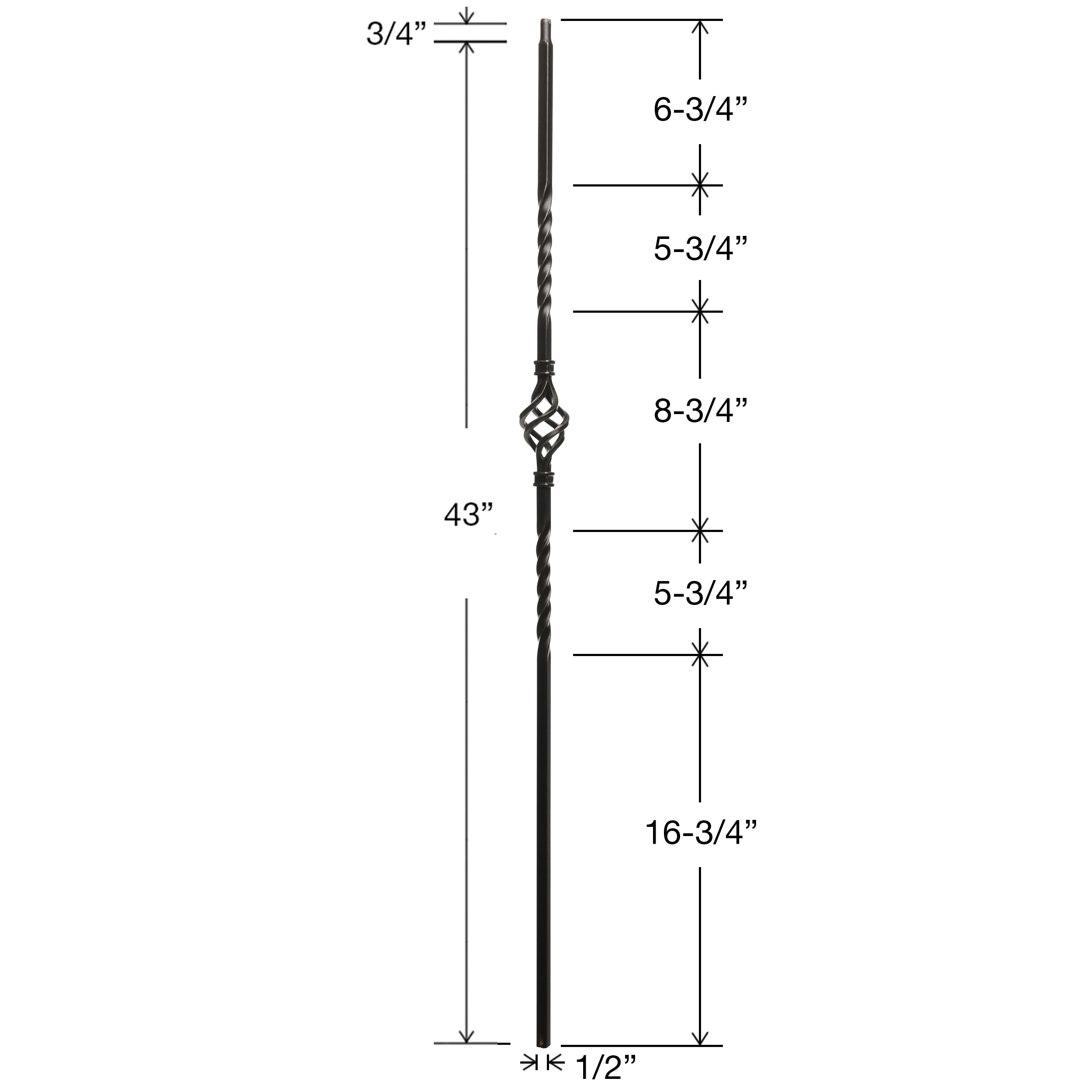 RELIABILT WGT04RB Interior-Stairpart-Balusters - View #5
