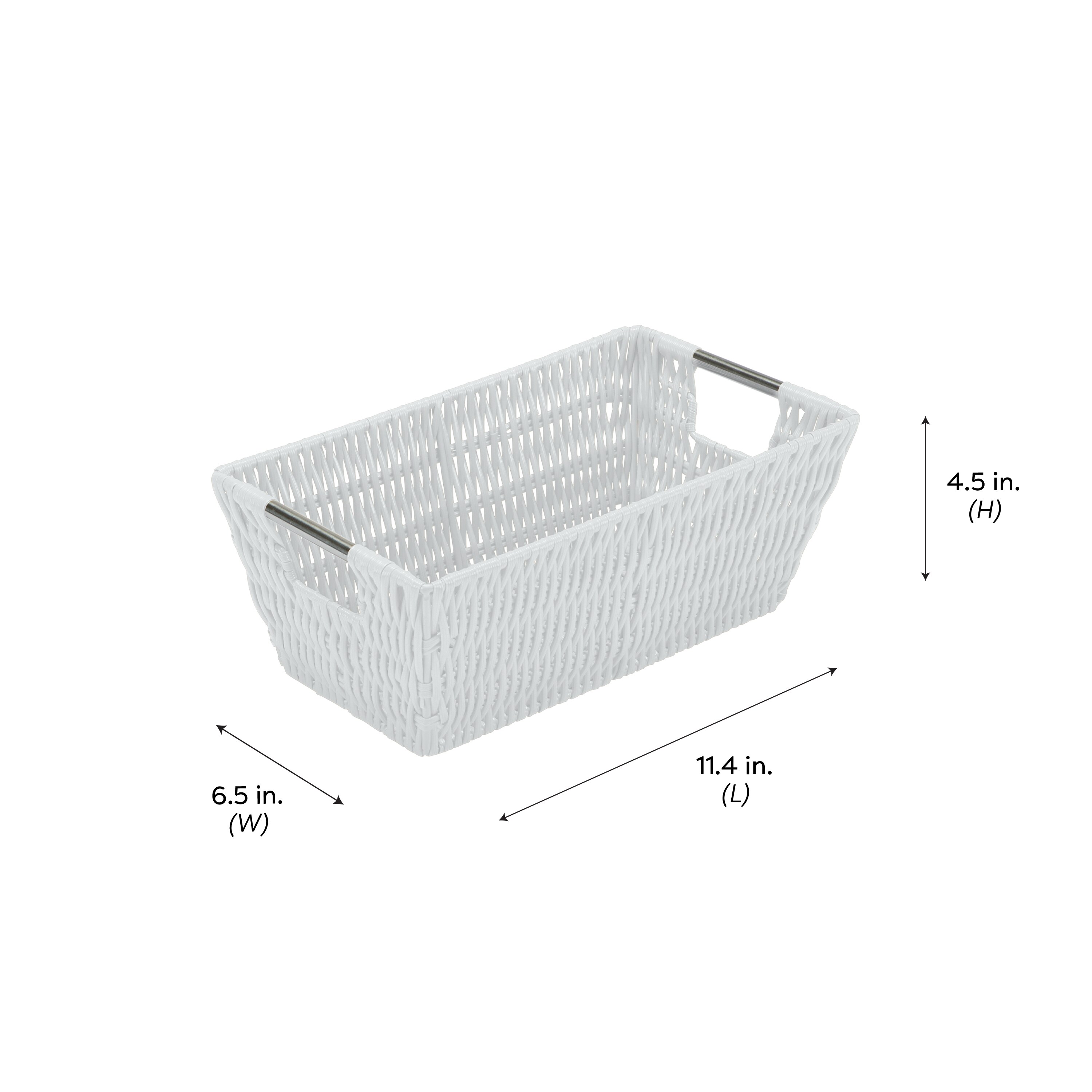 Simplify 25454-WHITE Bins-Baskets - View #5