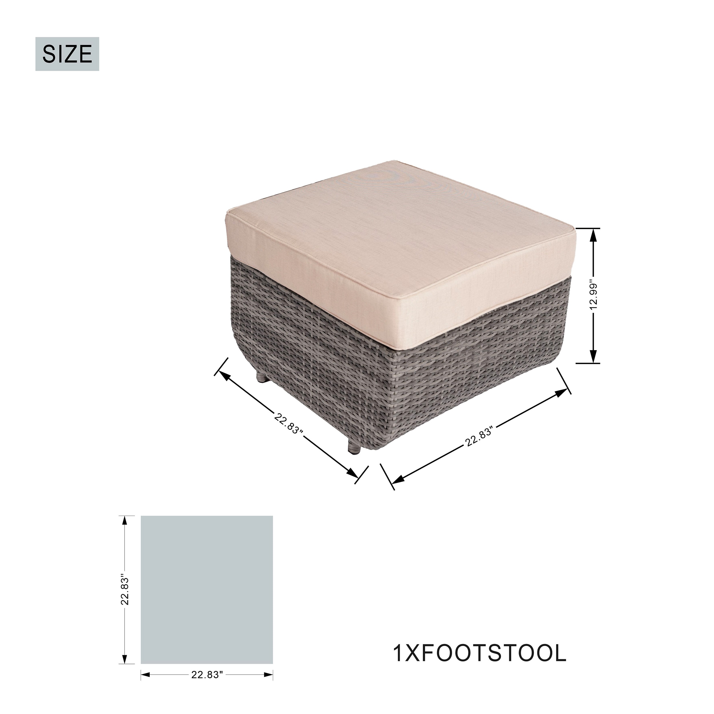 Moda Furnishings 1515-1106R-G Patio-Conversation-Sets - View #9
