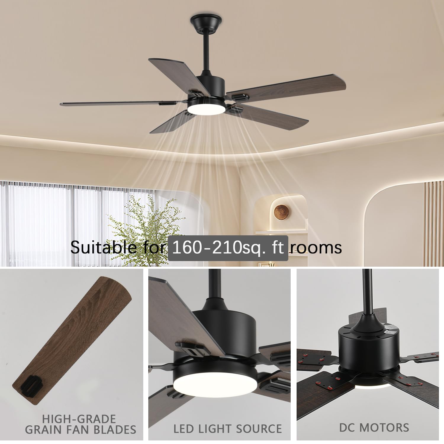 AKSCYZM LAK0714K039 Ceiling-Fans - View #3