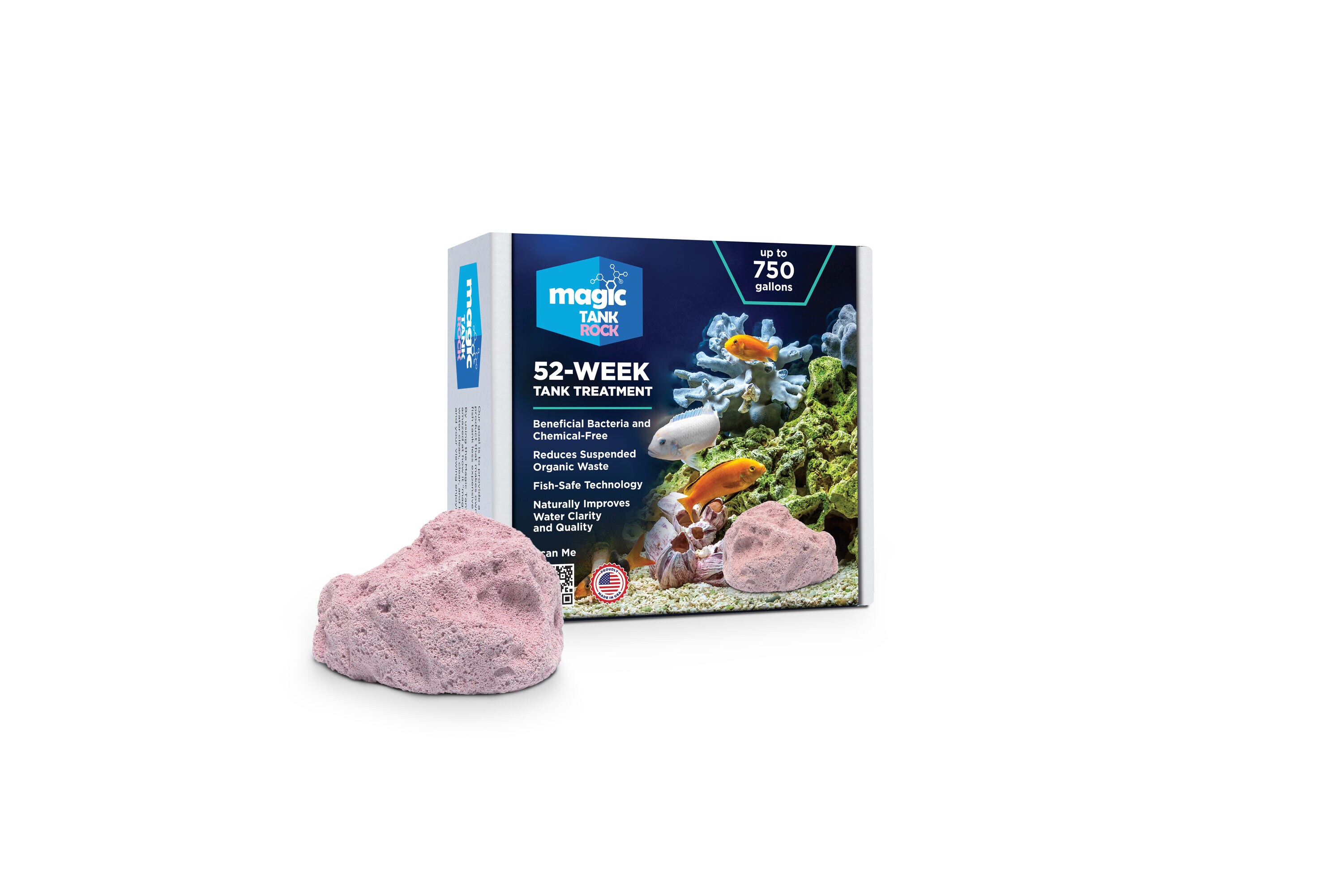 Magic Tank Rock Small Pink Nano-porous Fish Filtration Product | 30960