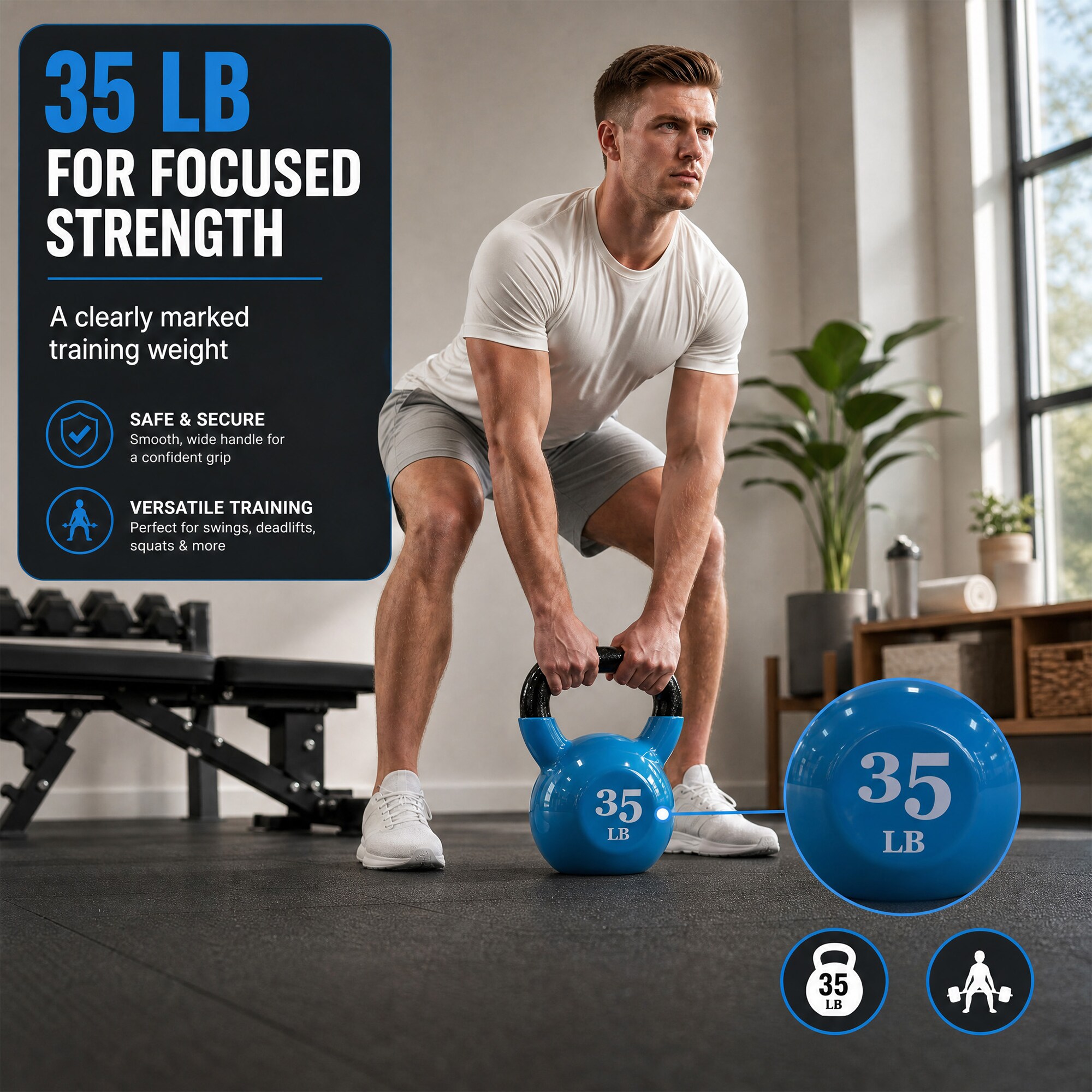 Fitvids SP-VNKB35 Barbells-Weight-Bars-Plates - View #8