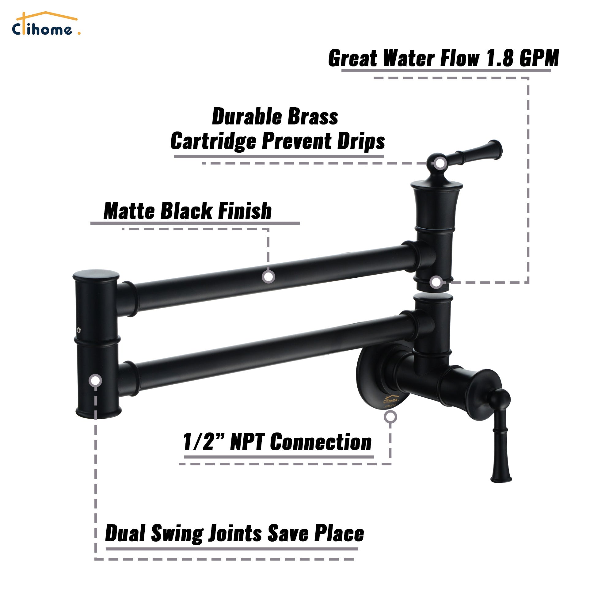 Boyel Living BL-APS196-MB Kitchen-Faucets - View #8