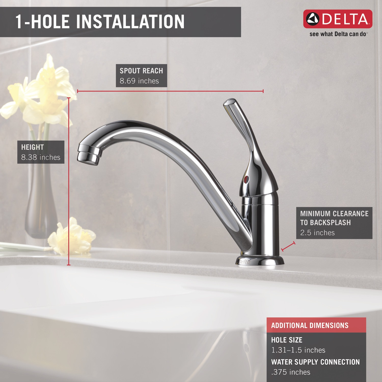 Delta 101-DST Kitchen-Faucets - View #2