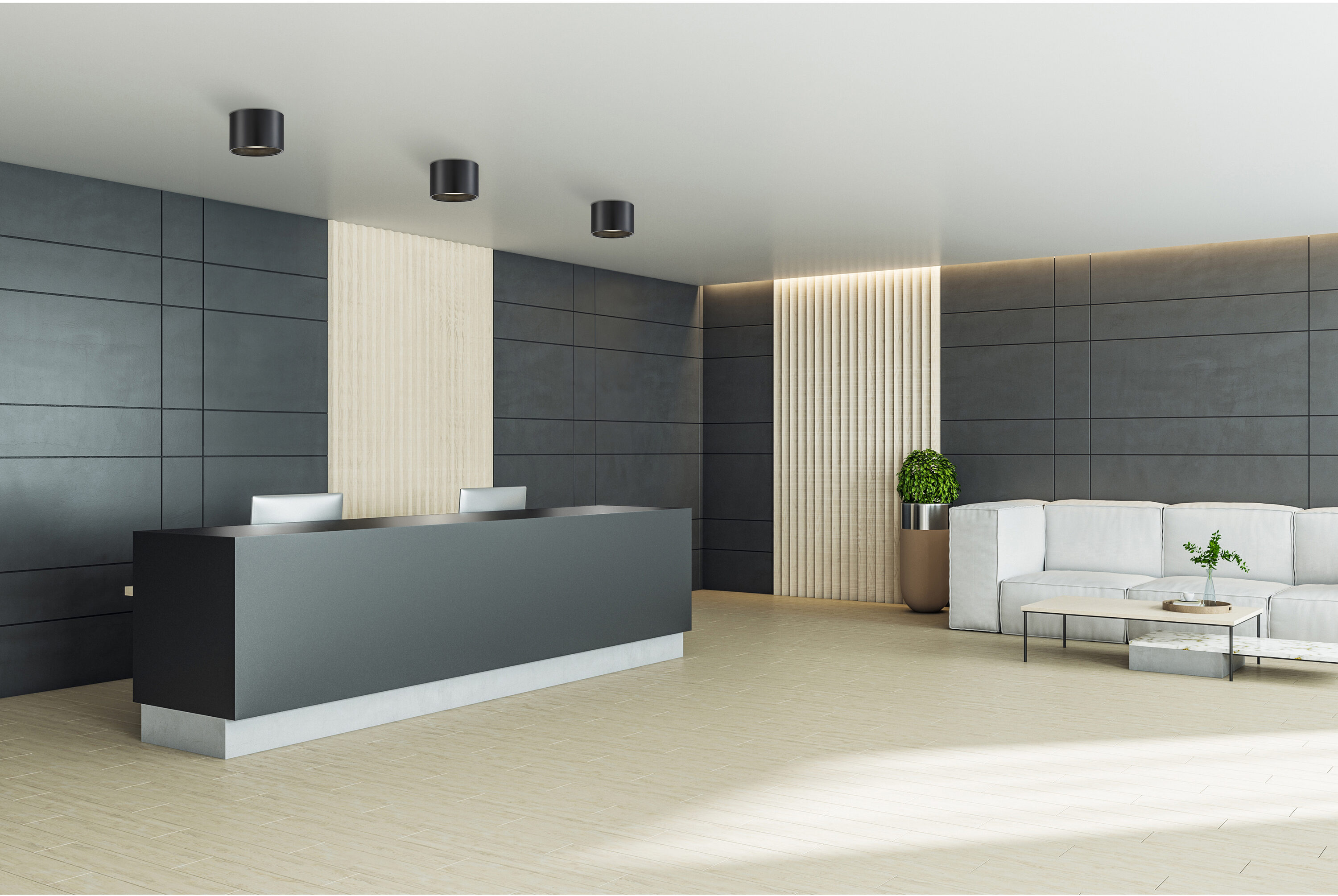 Access Lighting 50007LEDD-BL/ACR flushmounts - View #3