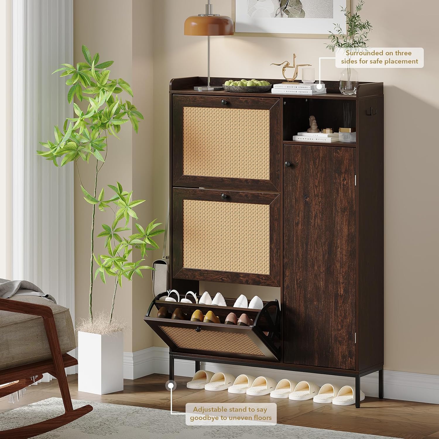 Qeetex MIE-PHO-150WKBQW Shoe-Racks - View #4