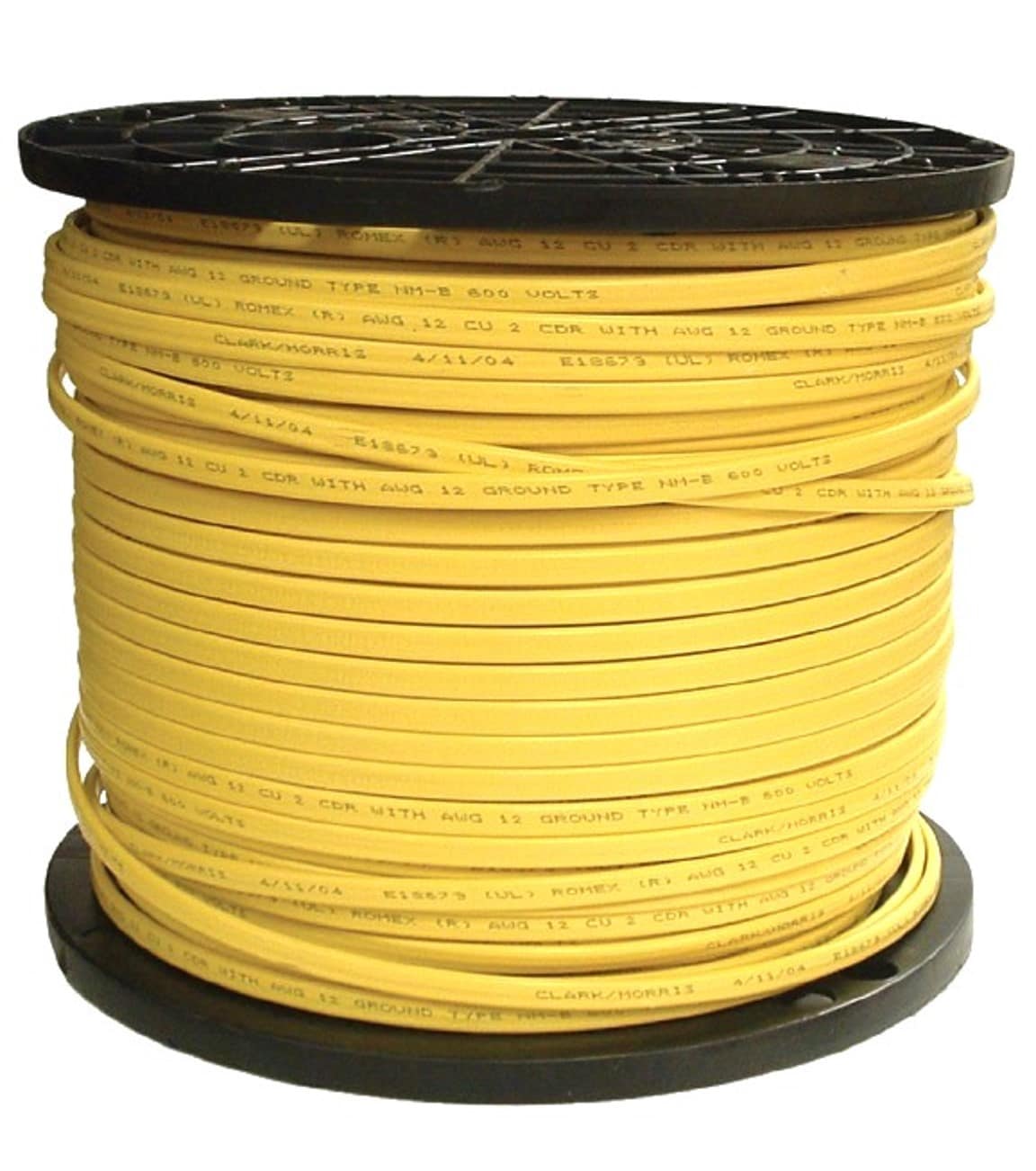Southwire 1000-ft 12/2 Romex SIMpull Solid Indoor Non-Metallic Wire  (By-the-roll) in the Non-Metallic Wire department at