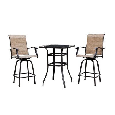 Bar Height Patio Dining Sets At Com, Outdoor High Top Table With Chairs