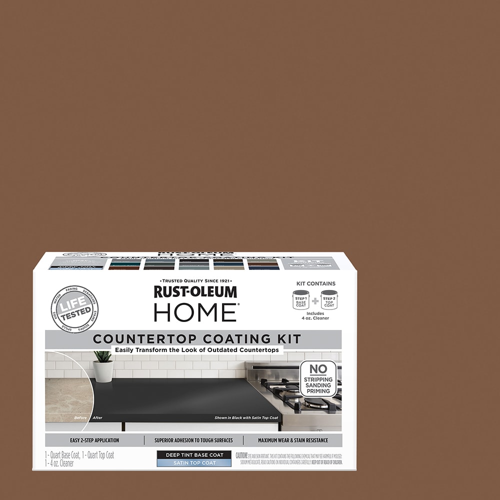 Rust-Oleum 38496317T  Home Mocha Satin Countertop Refinishing kit
