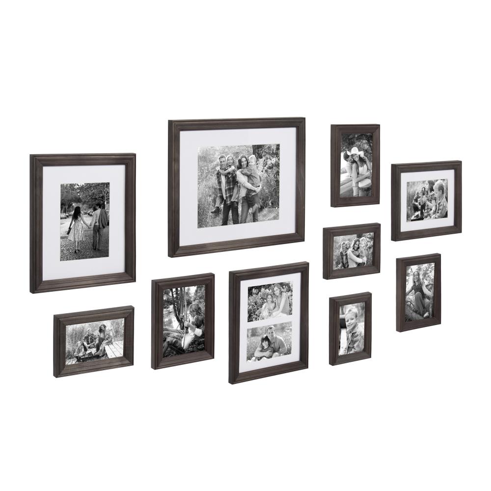 Kate and Laurel Gray Wood Picture Frame (4-in x 6-in) in the Picture ...