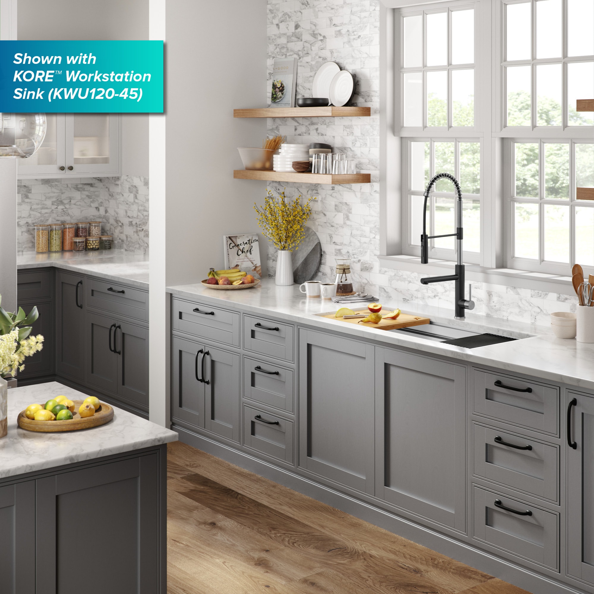 Kraus KPF-1604SFSMB Kitchen-Faucets - View #15