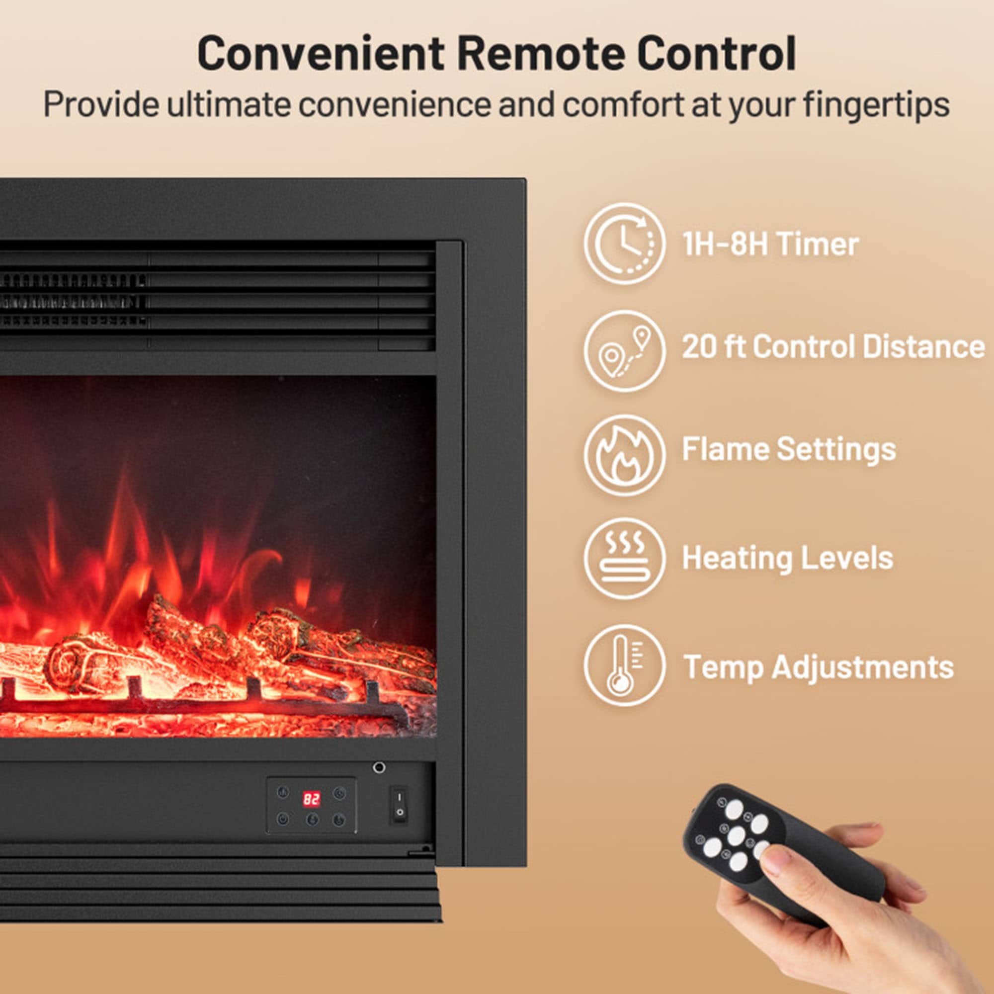 Clihome CL-FP11001US33 Electric-Fireplaces - View #5