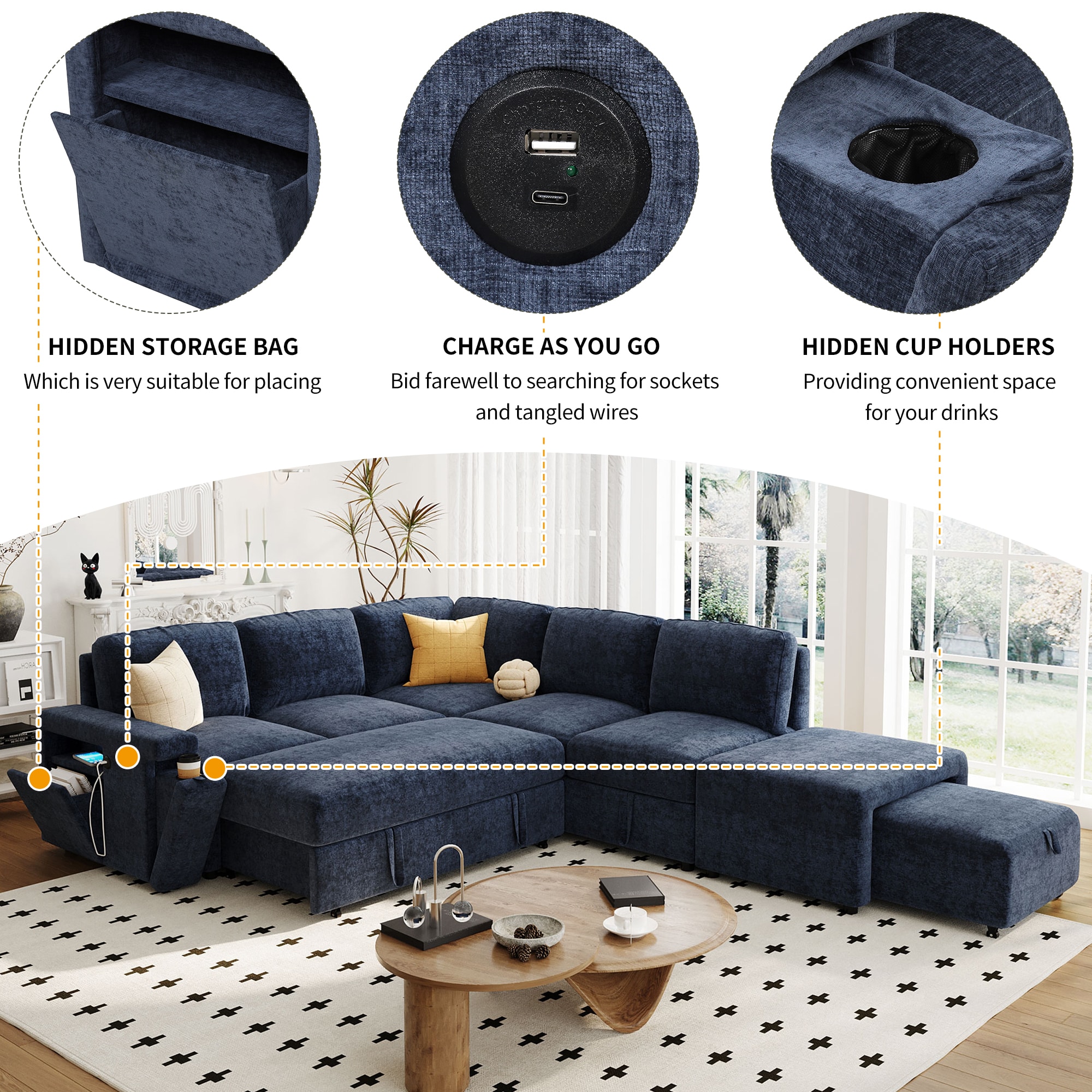 JIMSMAISON JMUSSO54BL Sofas-Loveseats - View #3