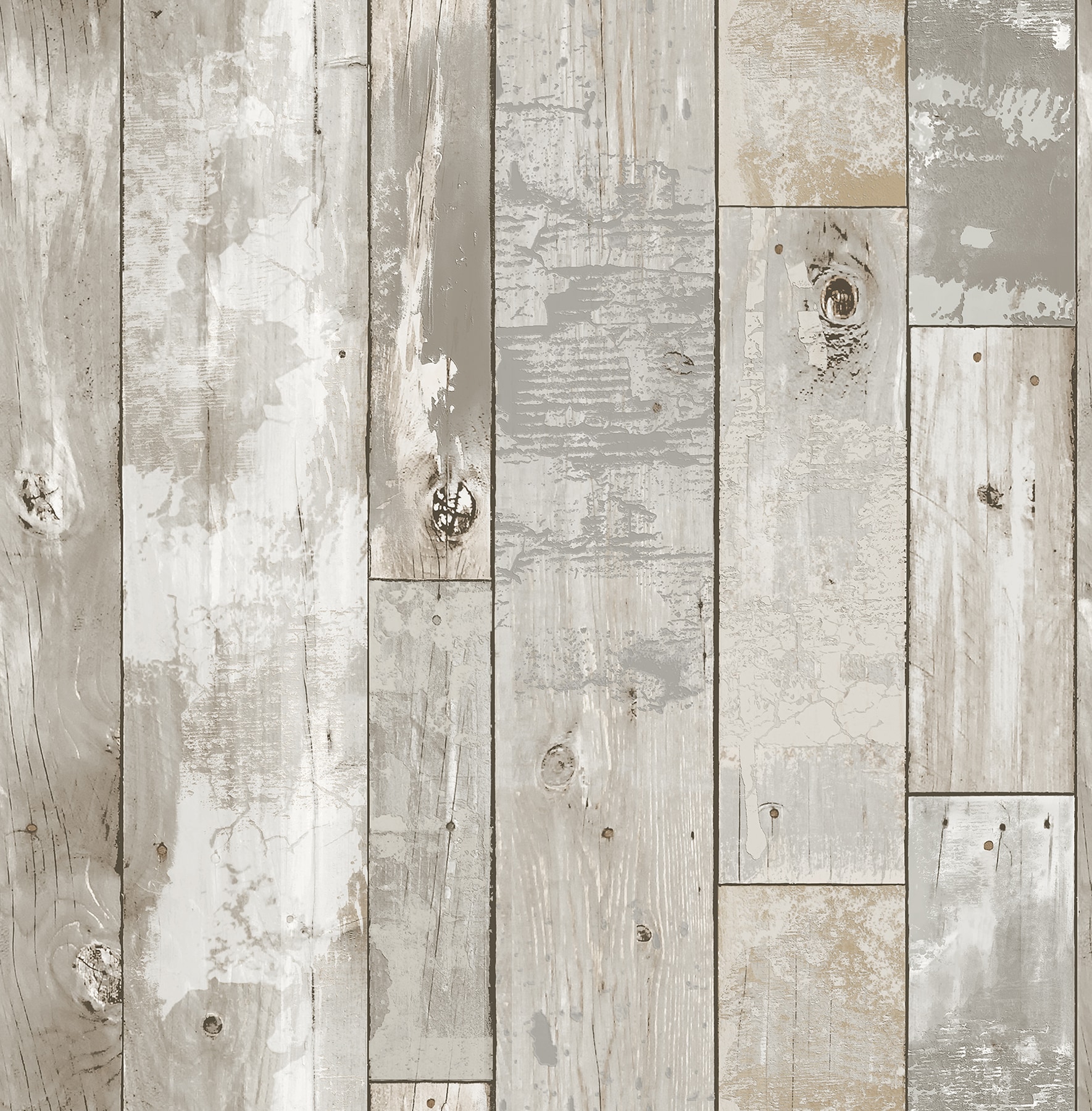 A-Street Prints 2922-24054 Trilogy 56.4-Sq. Feet Light Grey Non-woven Wood Unpasted Wallpaper