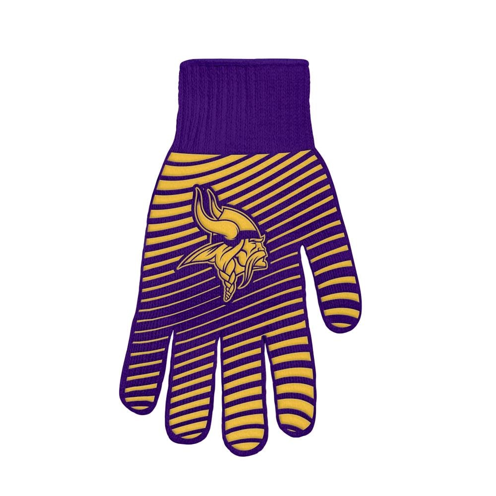 Minnesota Vikings Sport Work Utility Gloves Purple Yellow