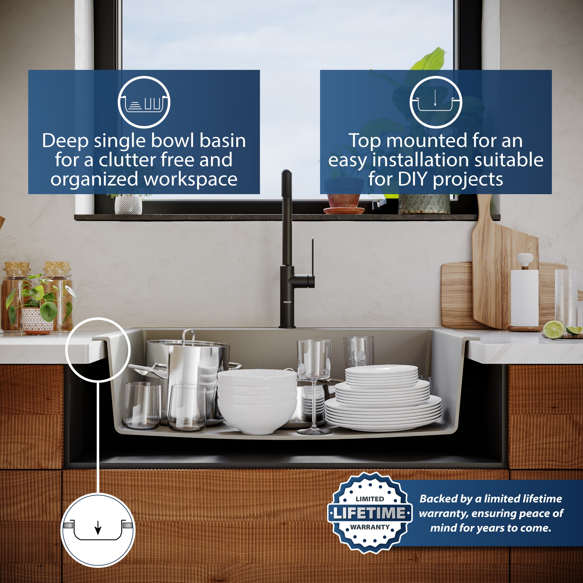 Karran QT-812-CN Kitchen-Sinks - View #5
