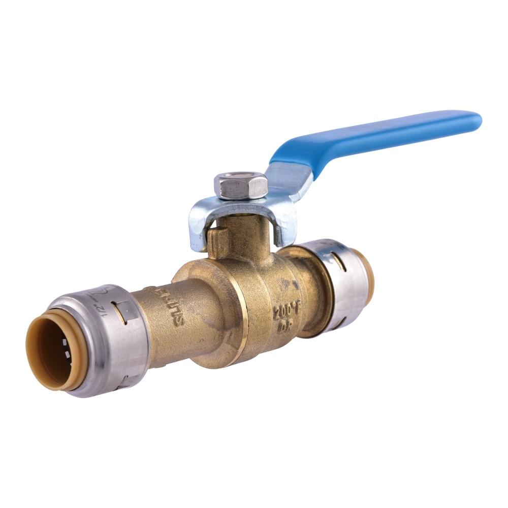 SharkBite Max 1/2-in Push-to-connect Brass Ball Valve #UR24735Z