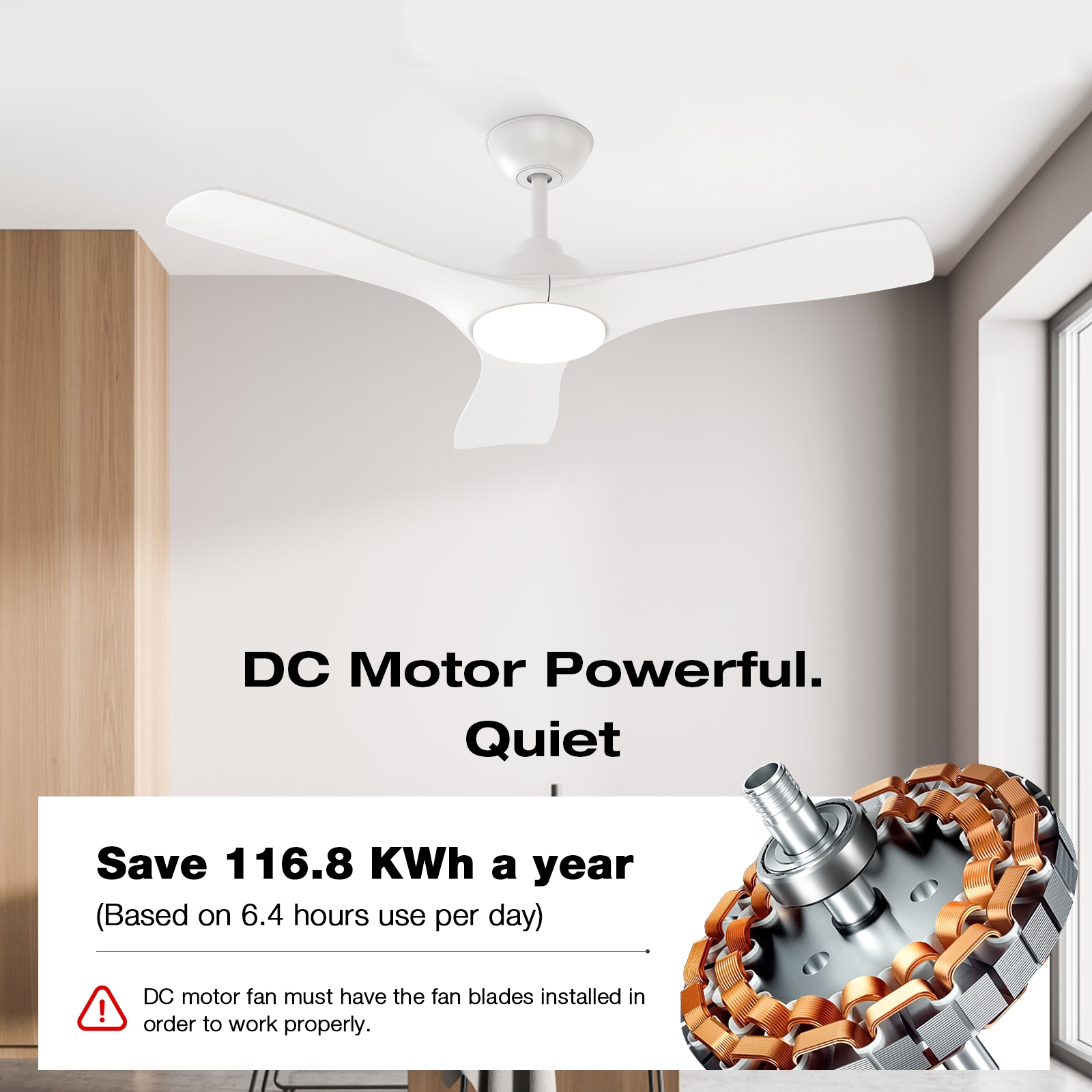 Warmiplanet WICF12-1 Ceiling-Fans - View #9