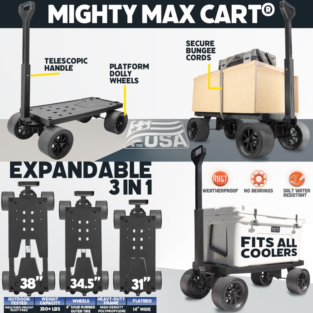Mighty Max Cart Mighty Max Expandable Dolly at