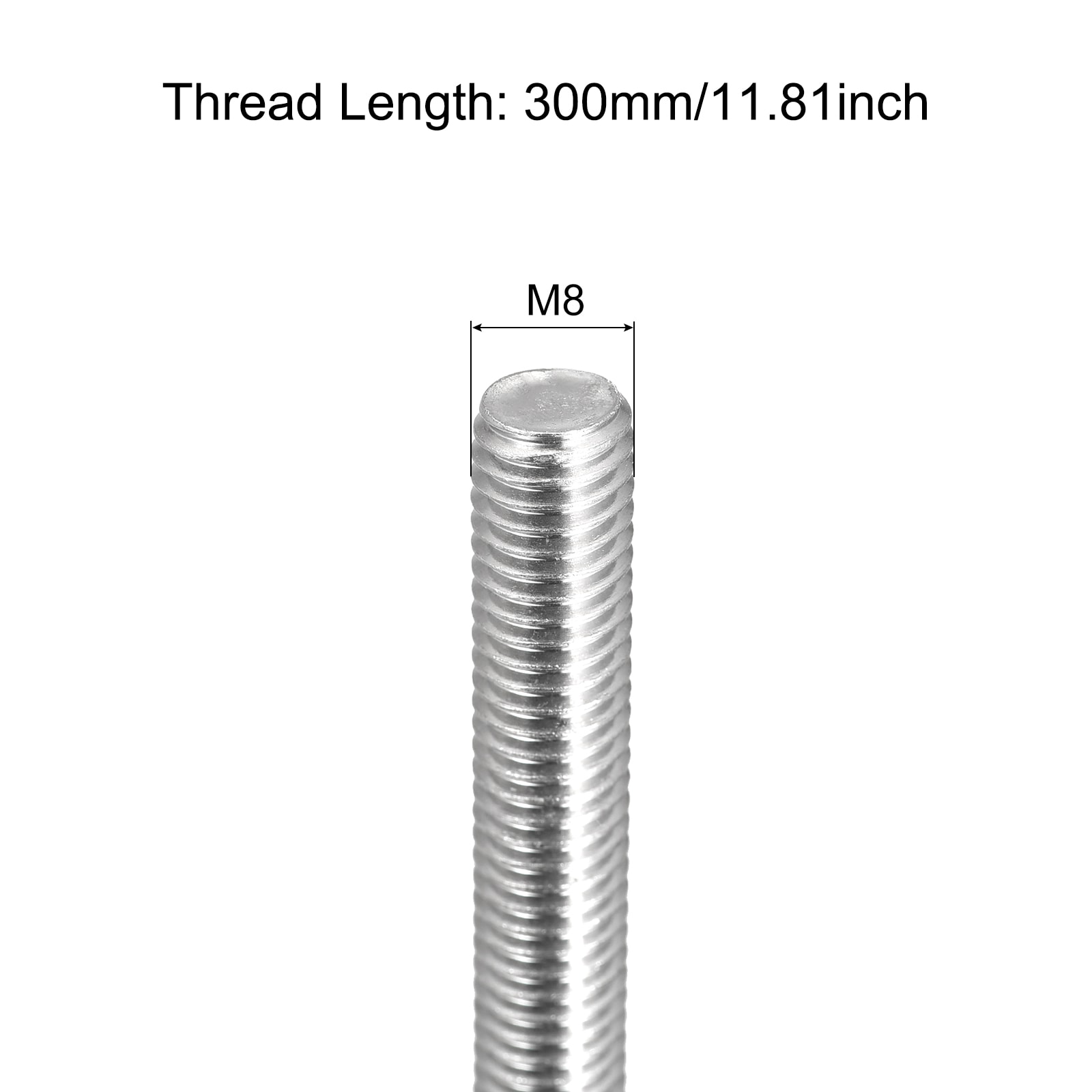 Unique Bargains S25092300UX2091 Threaded-Rod - View #2