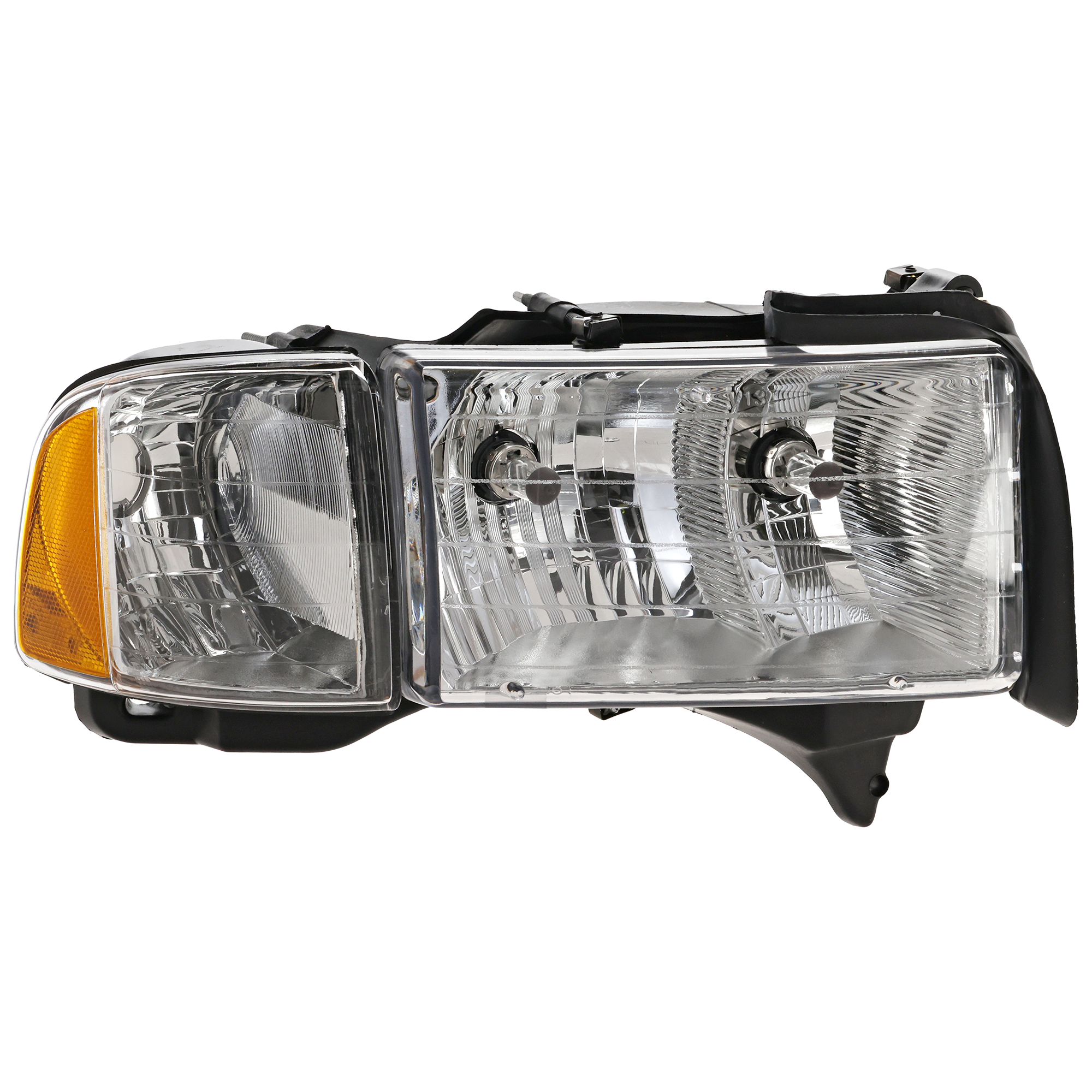 Garage-Pro JCWD100125GP Passenger Side Headlight, Without bulb(s), Halogen, Clear Lens, Without Corner Light
