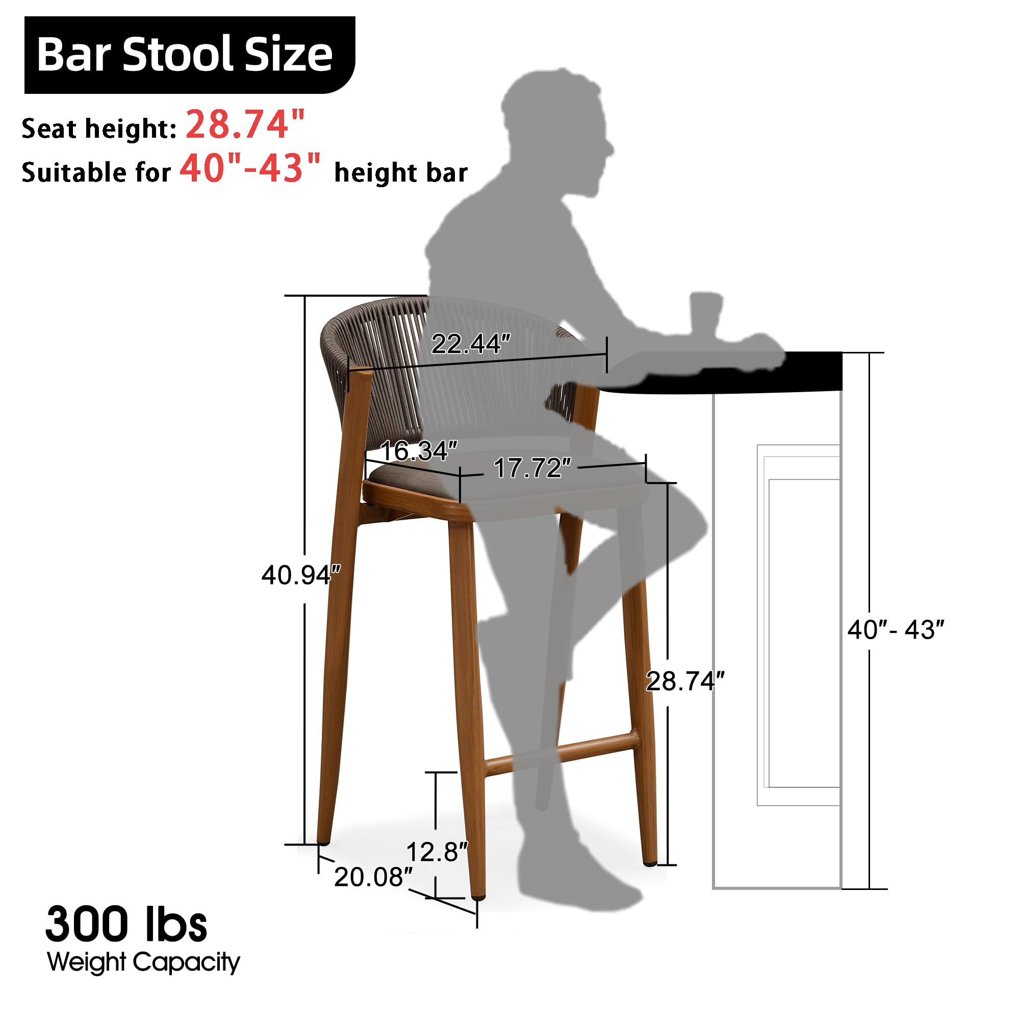 PURPLE LEAF LS04-SX-GB02-MZ-1 stools - View #3
