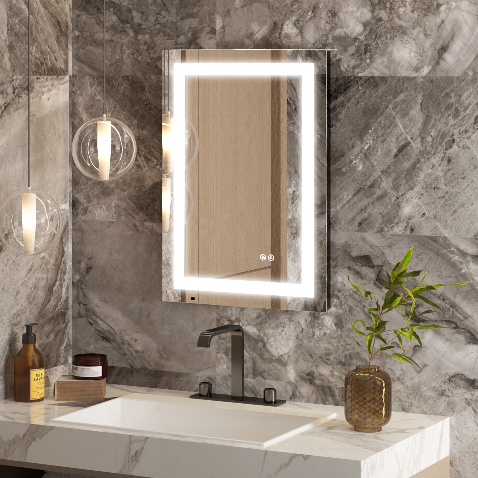 Forclover MRE-AL2028 Framed-Bath-Mirrors - View #13