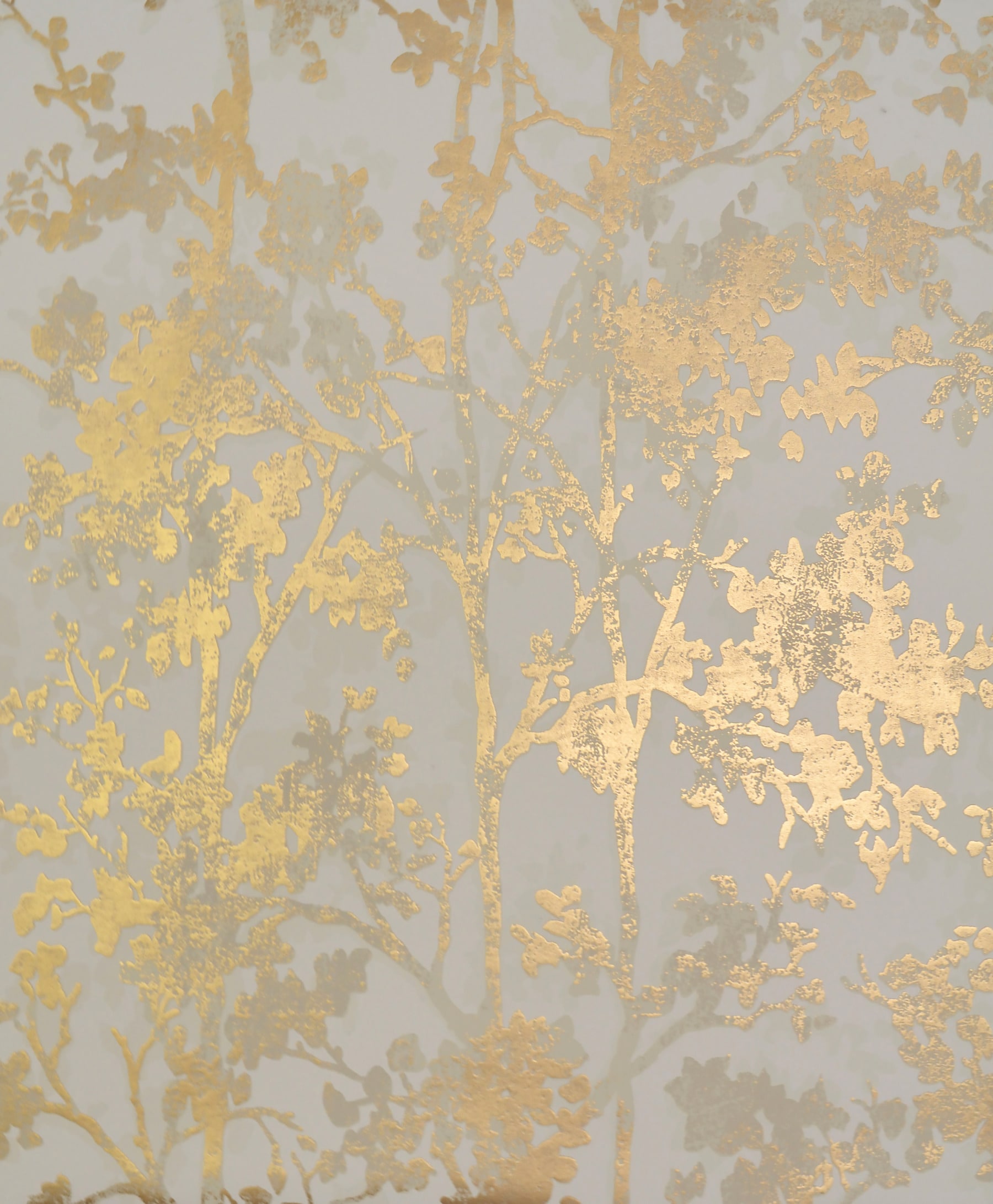 York Wallcoverings NW3582 Antonina Vella Modern Metals 56.9-Sq. Feet Neutral Non-woven Ivy/Vines Unpasted Wallpaper