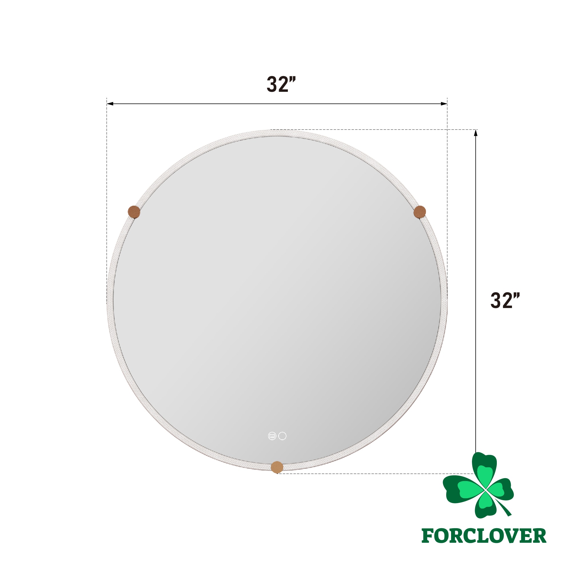 Forclover EVR-BM02 Framed-Bath-Mirrors - View #6