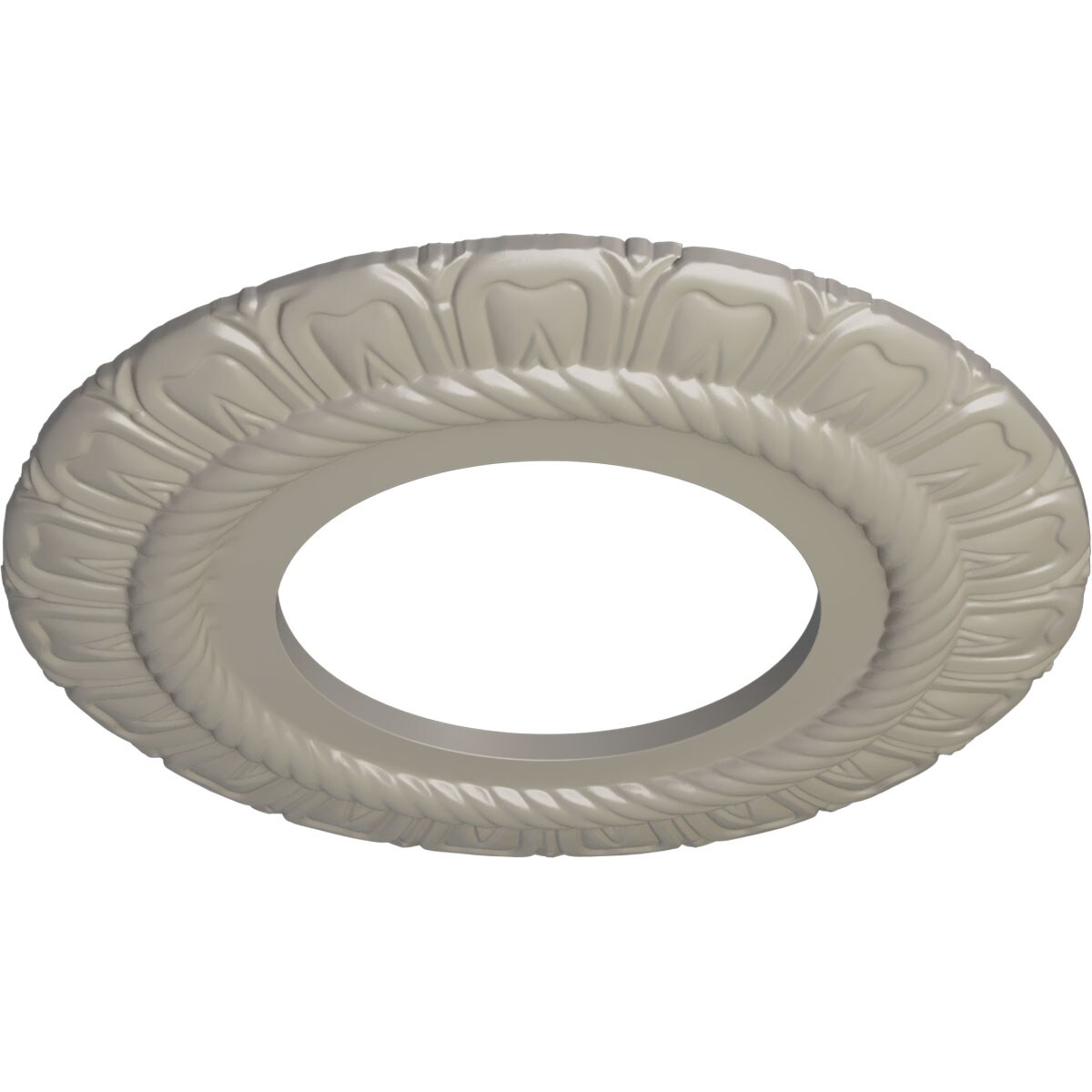 Ekena Millwork CM09CLPWS Ceiling-Medallions - View #2