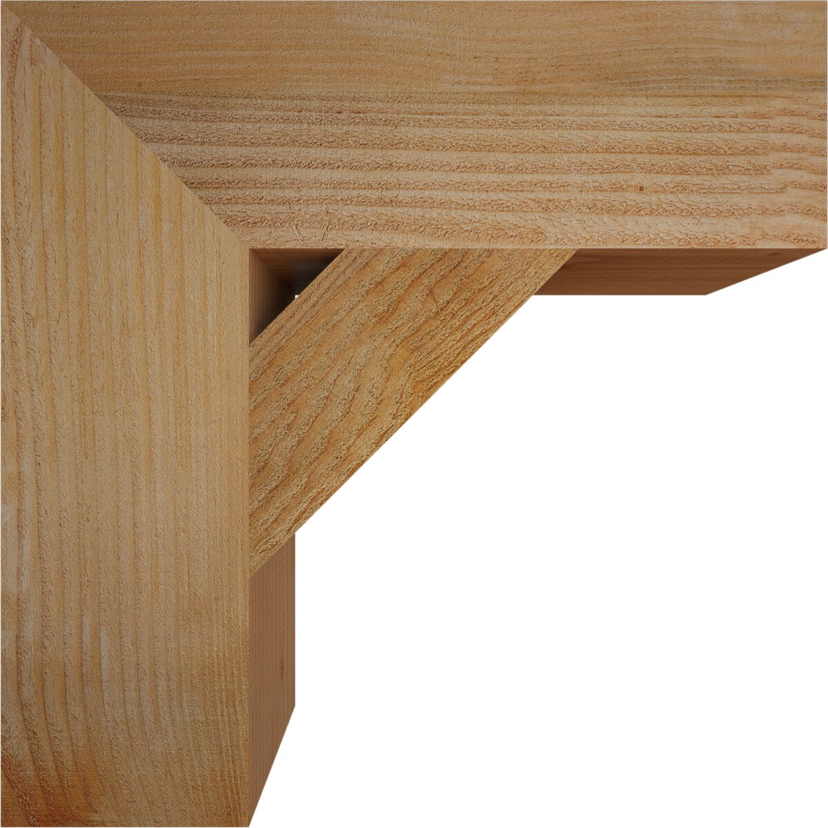 Ekena Millwork BKT06X20X20TRA05RDF Exterior-Brackets-Braces - View #3