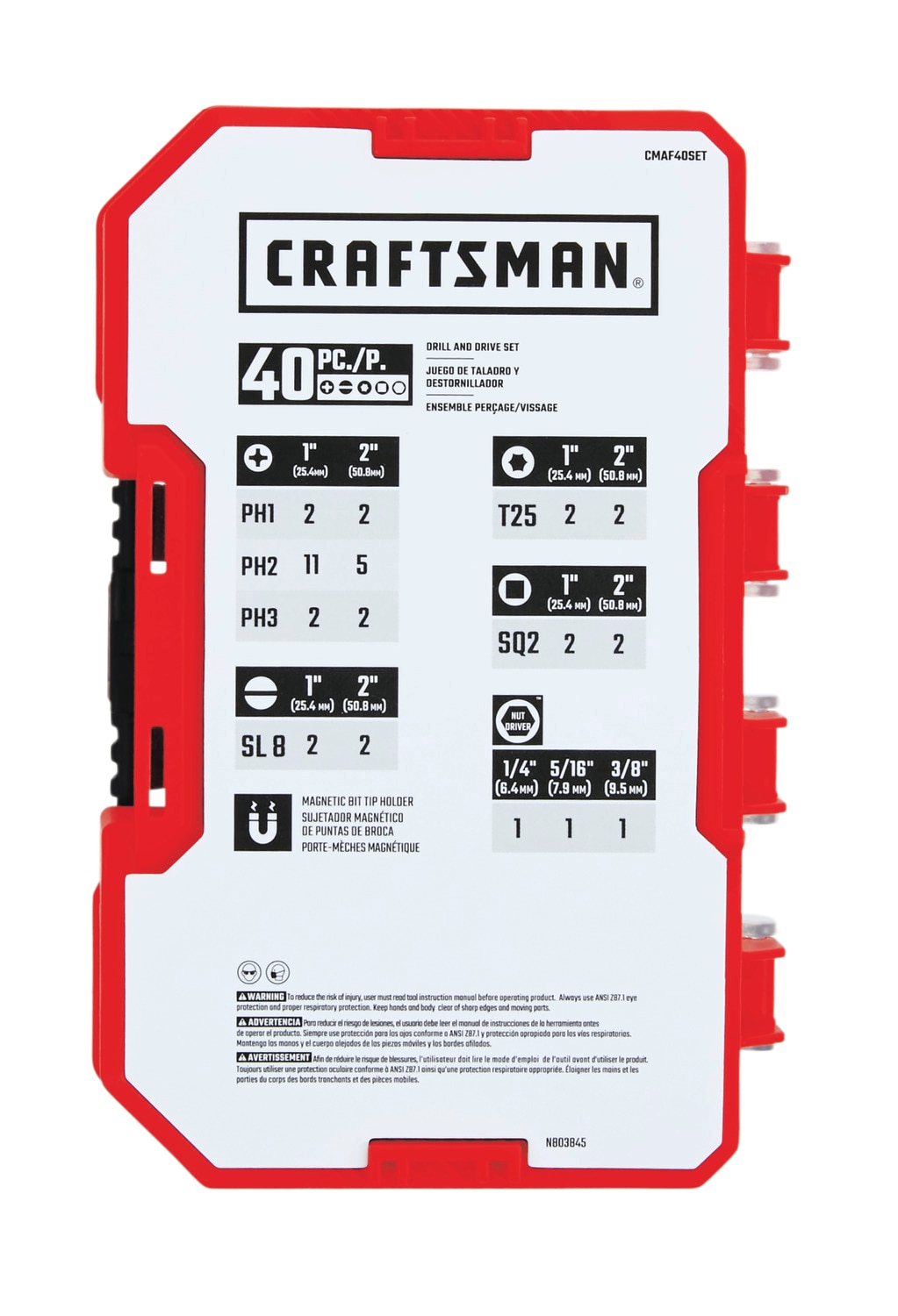 CRAFTSMAN CMAF40SET Impact-Screwdriving-Bits - View #3