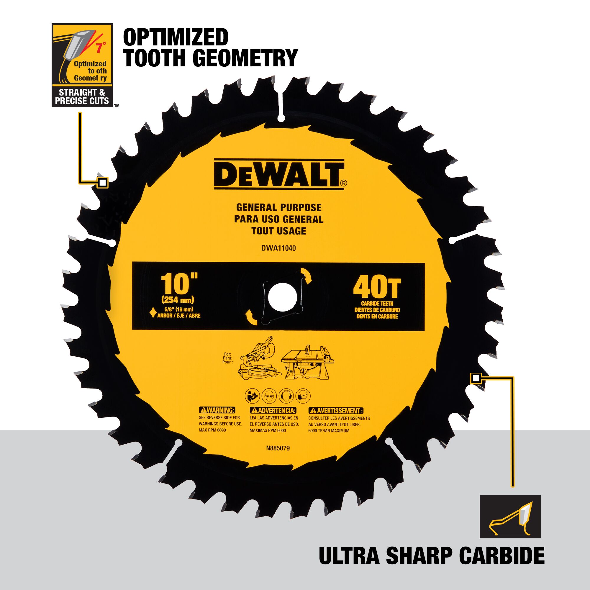 DEWALT DWA11040 Circular-Saw-Blades - View #3