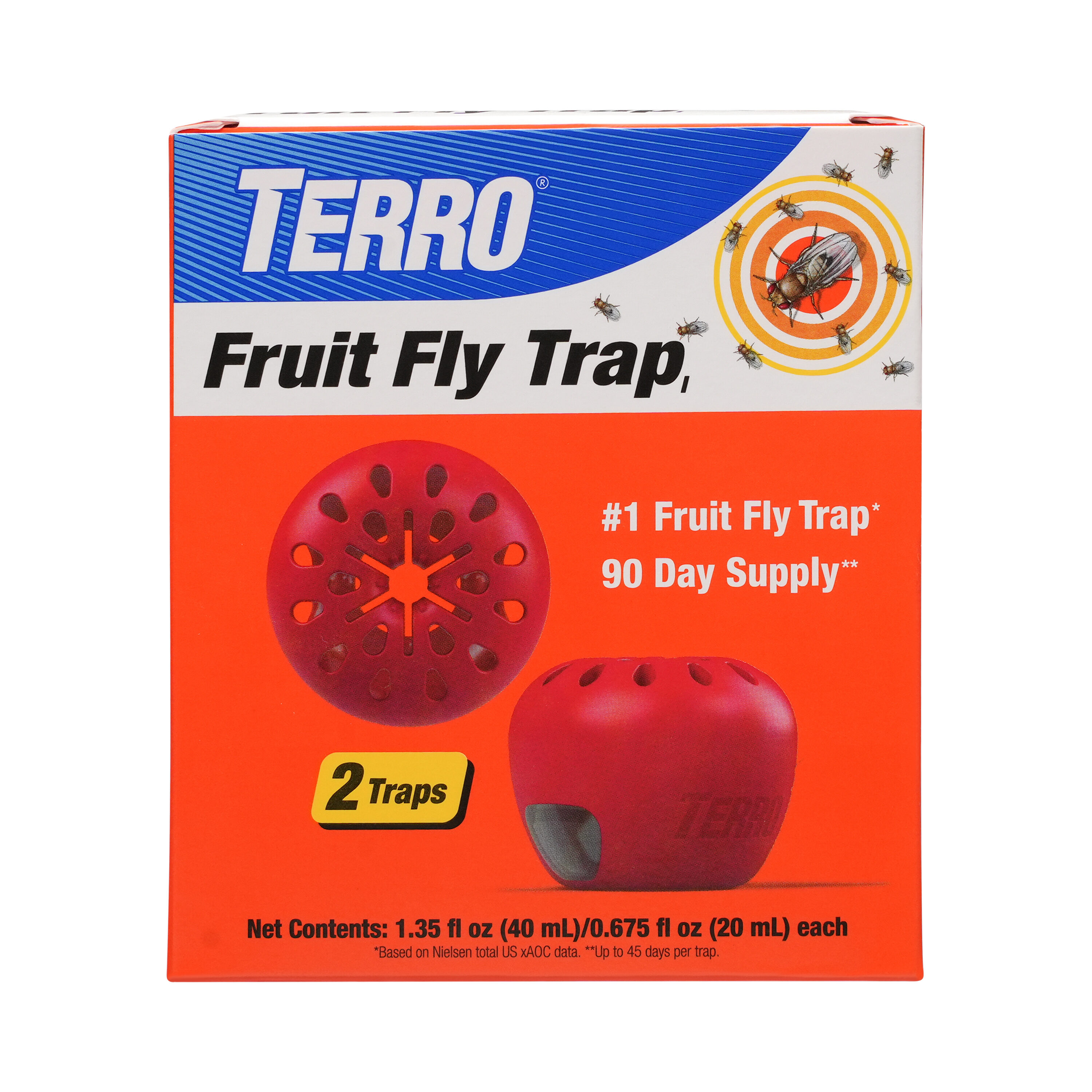 Rescue! Fruit Fly Trap Attractant Refill 30 Day Supply 10 Pack
