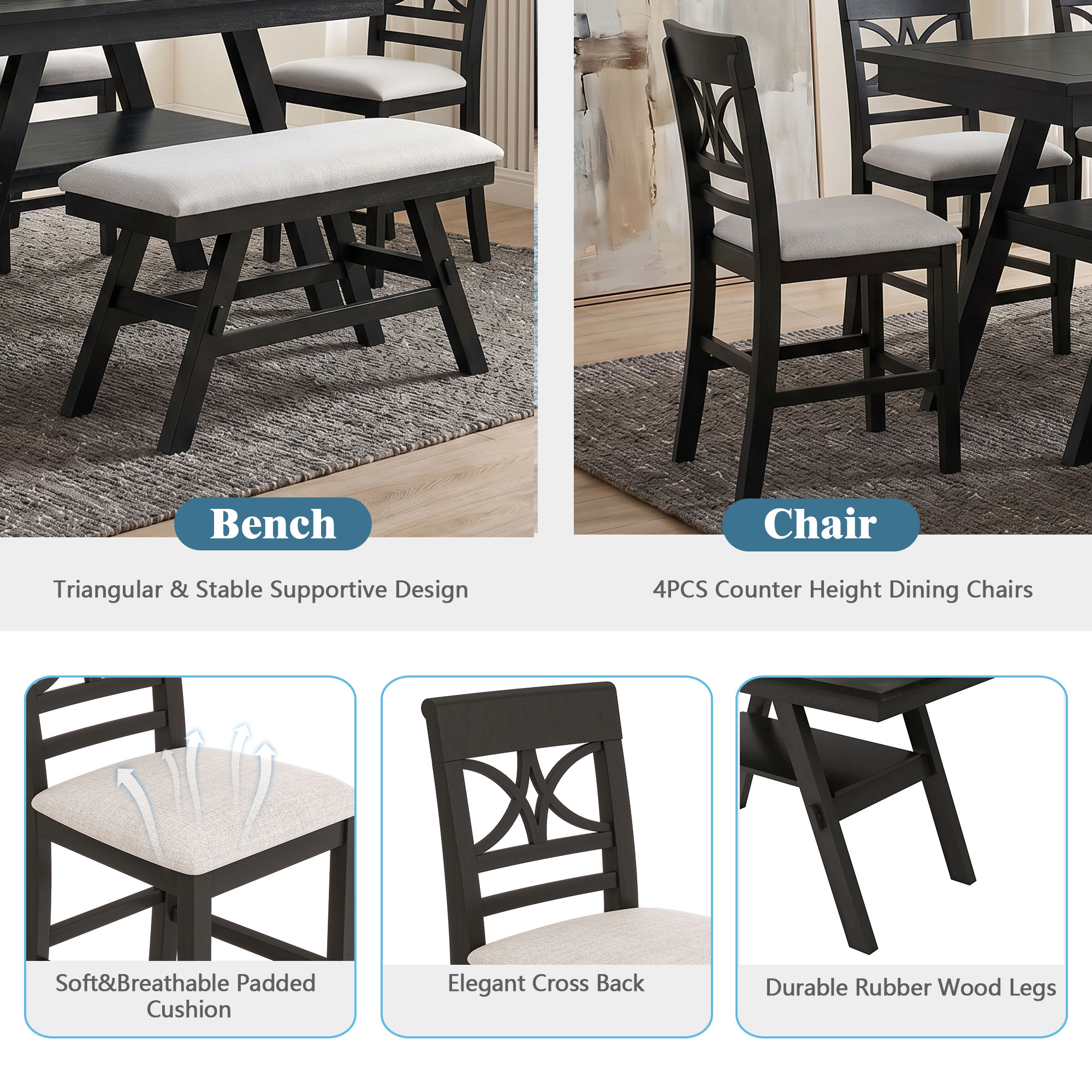Tinyhomie LW-X-KARL2246 Dining-Sets - View #6