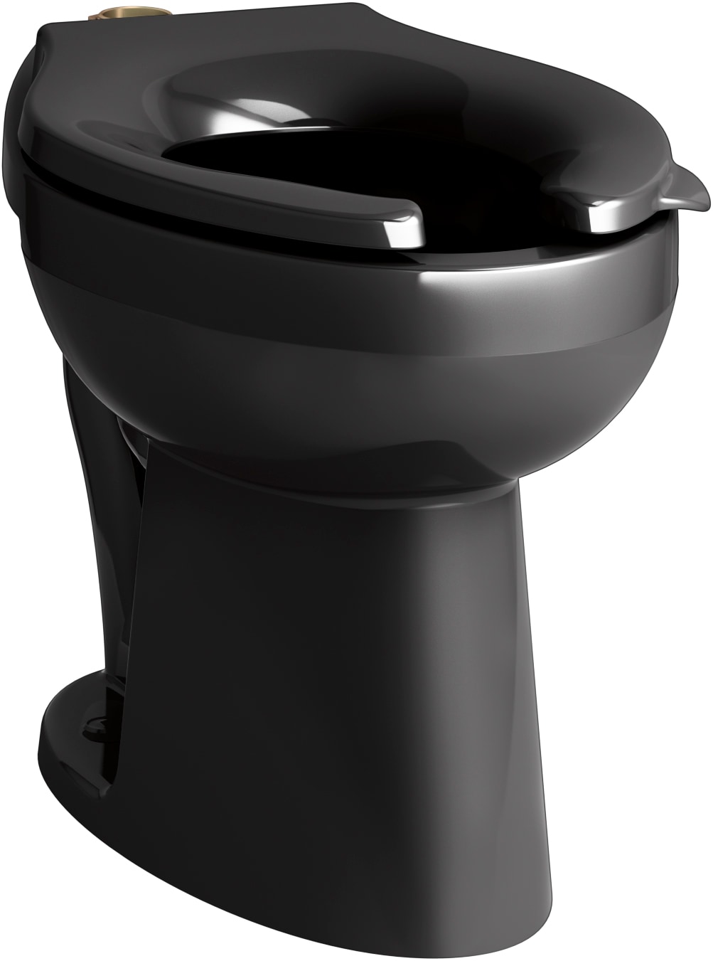 KOHLER K-96057-7 Highcliff Black Elongated Chair height Commercial Toilet Bowl 12-in Rough-In