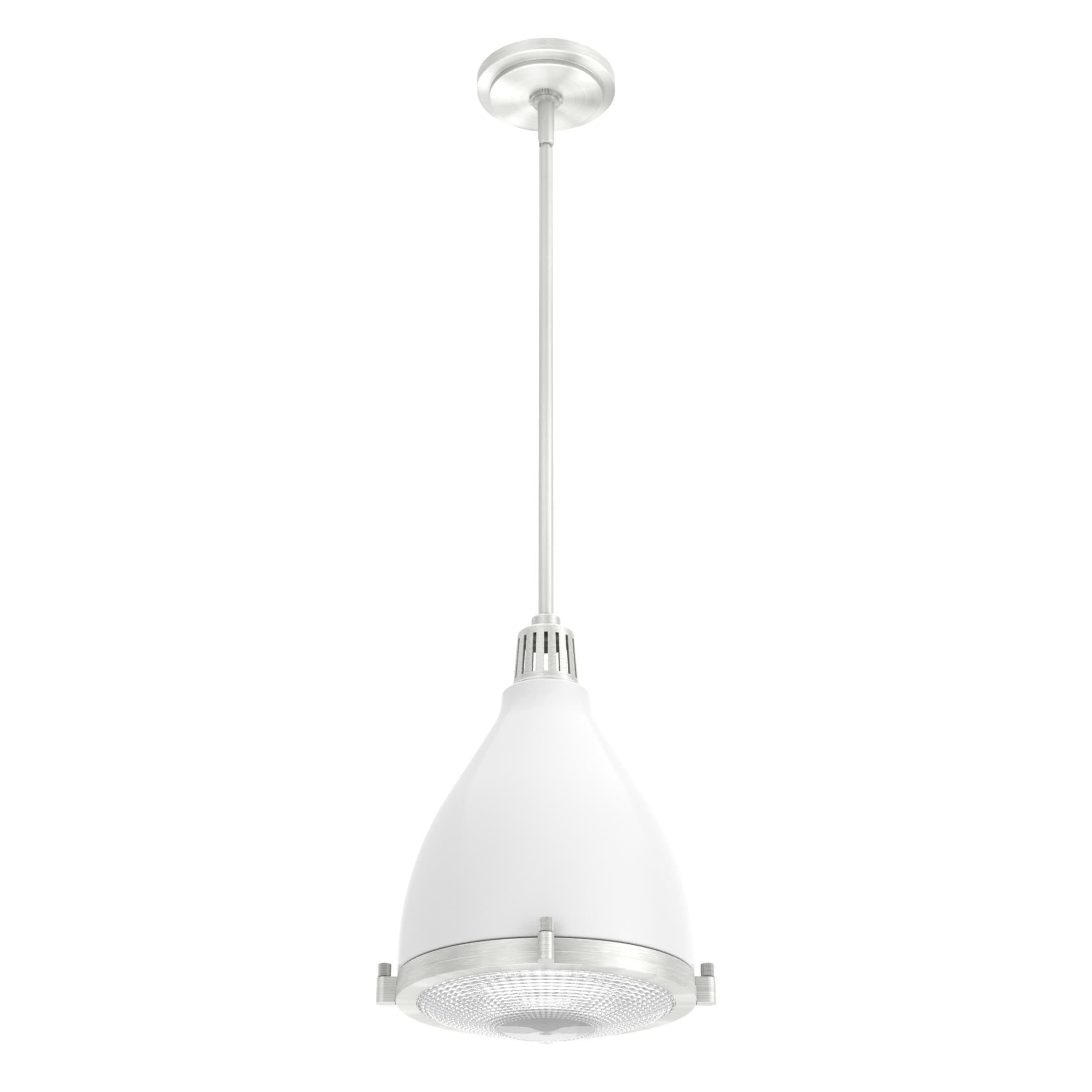 Hunter Bluff View Fresh White Dome LED Pendant Light