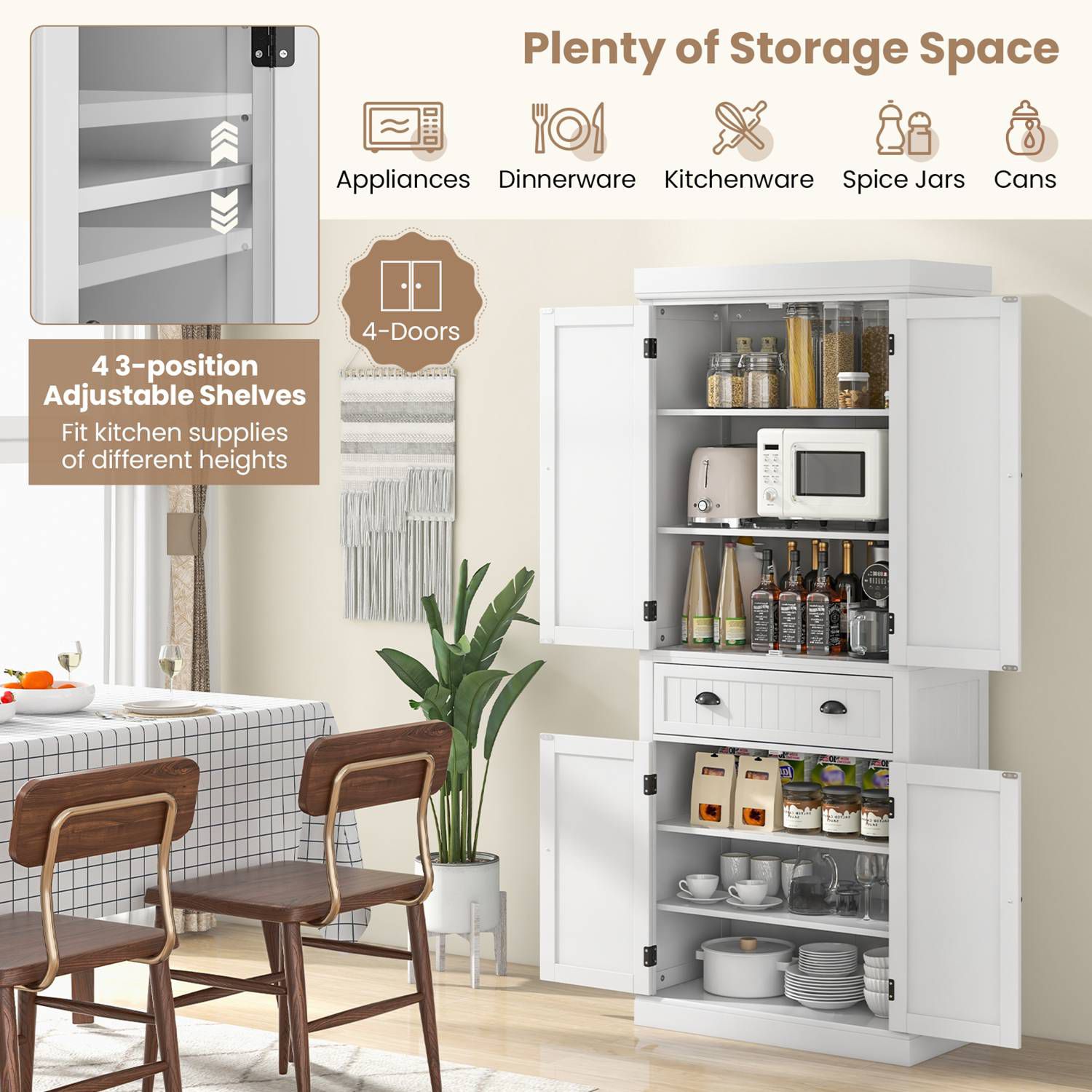 Costway CSHY000155 Bathroom-Medicine-Cabinets - View #6