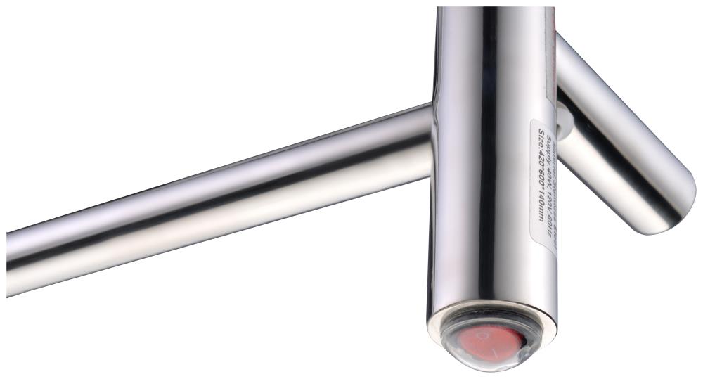 Polished Chrome Stainless Steel Wall Mounted Towel Warmer