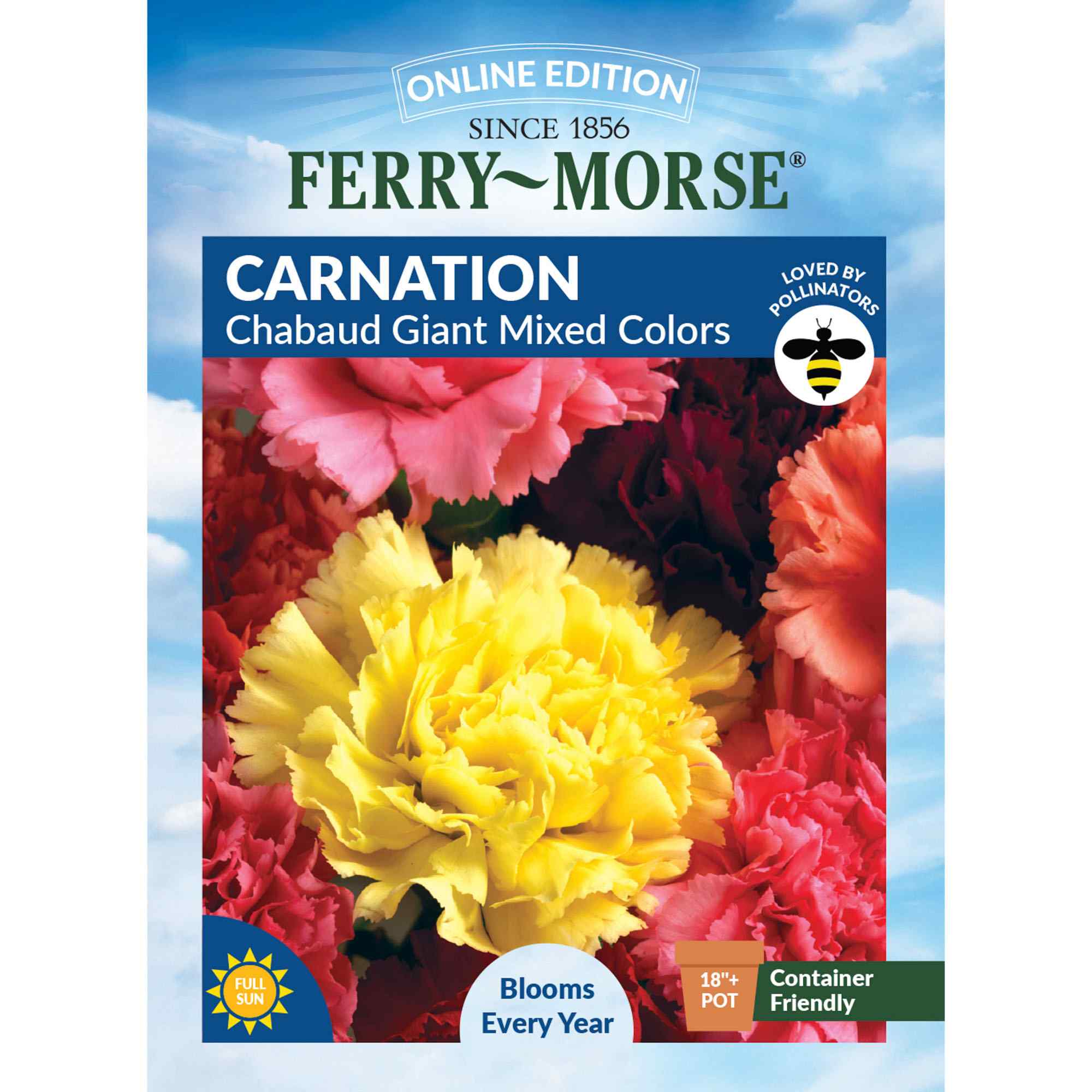 Ferry-Morse Carnation Seeds 500 Gram(s) #LC25.2256