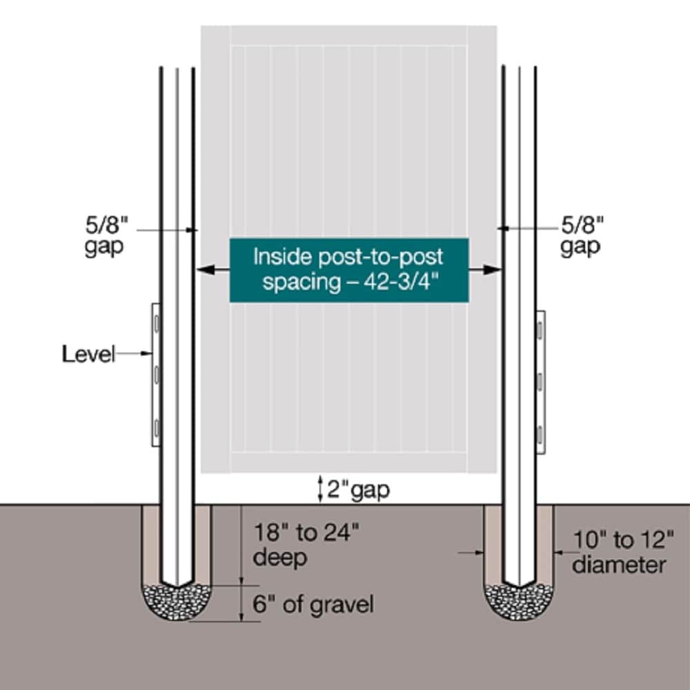 Outdoor Essentials 6-ft H x 3.5-ft W Tan Privacy Vinyl Fence Gate (Unassembled)