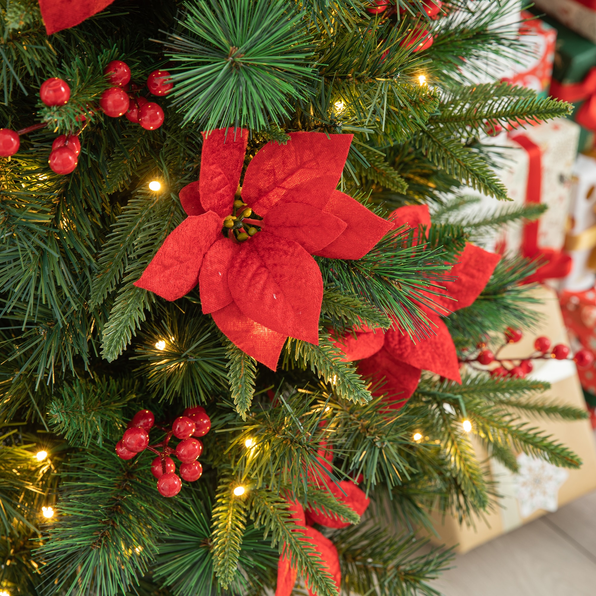 Glitzhome 2030800008 Artificial-Christmas-Trees - View #7
