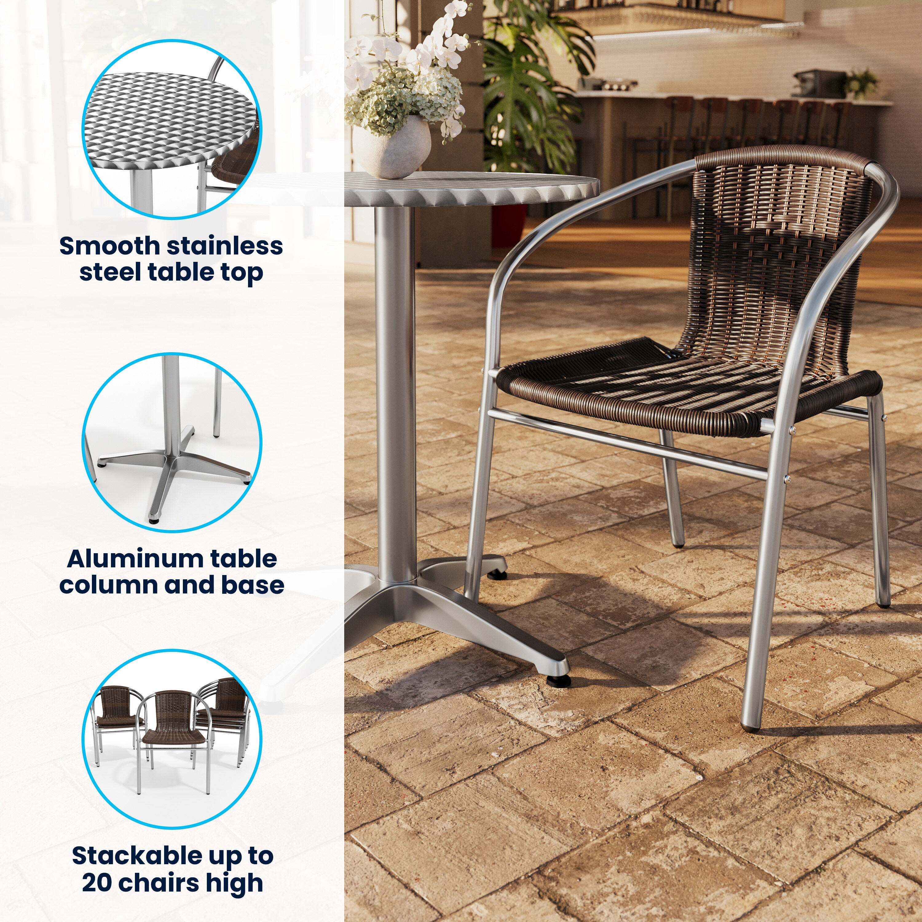 Flash Furniture 889142012559 Patio-Dining-Sets - View #3