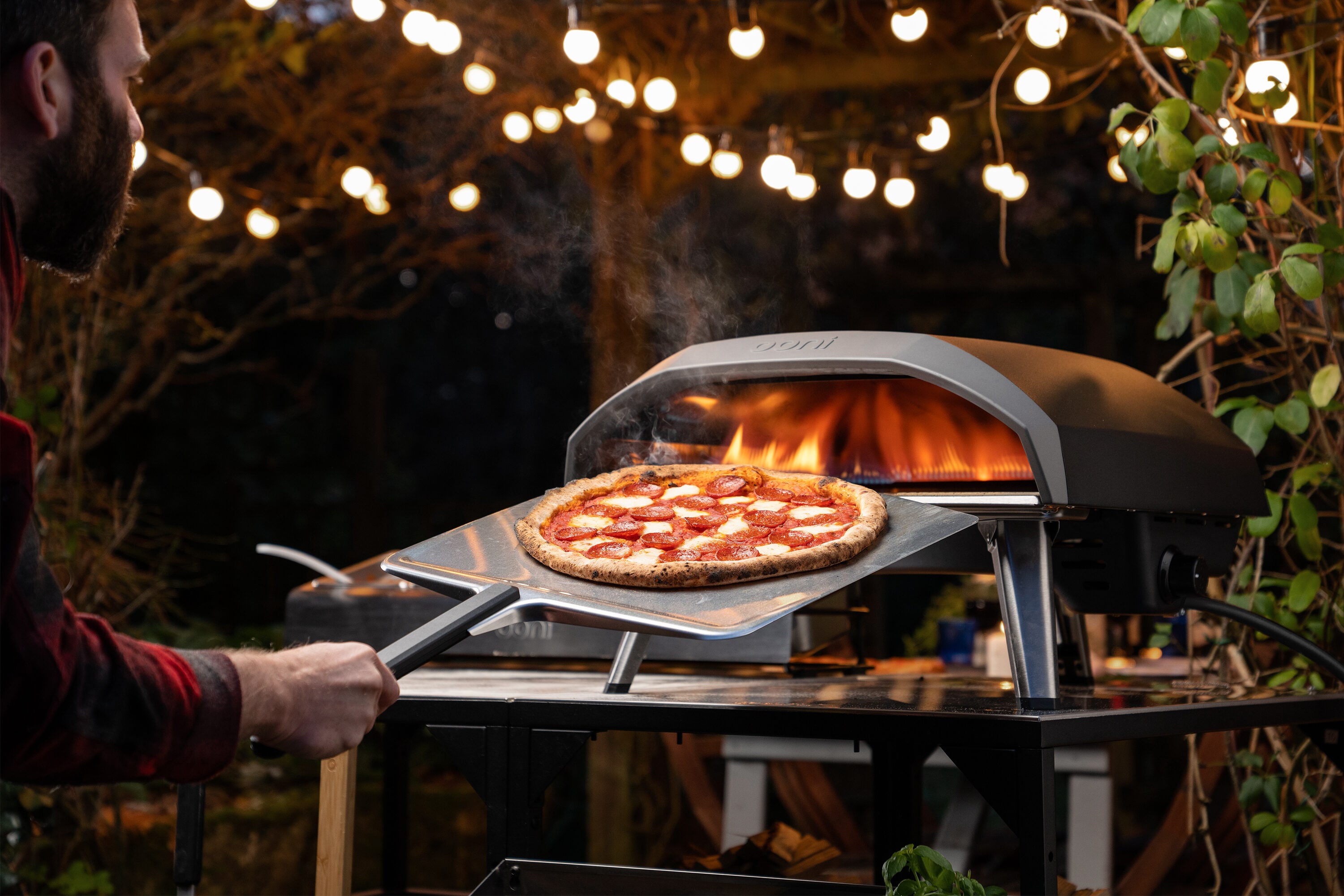 Ooni Koda 16 Insulated Steel Hearth Liquid Propane Outdoor Pizza Oven in  the Outdoor Pizza Ovens department at