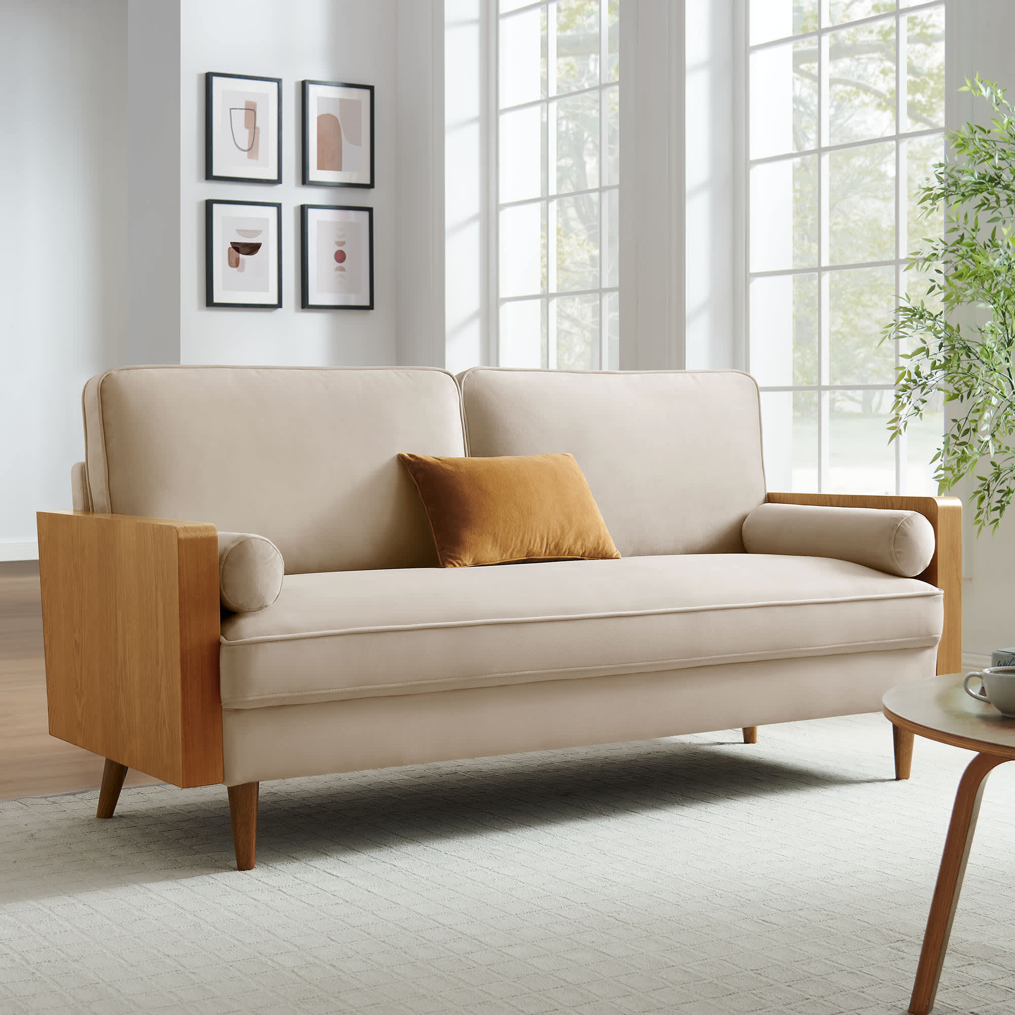 Modway EEI-6944-WAL-ALM Sofas-Loveseats - View #9