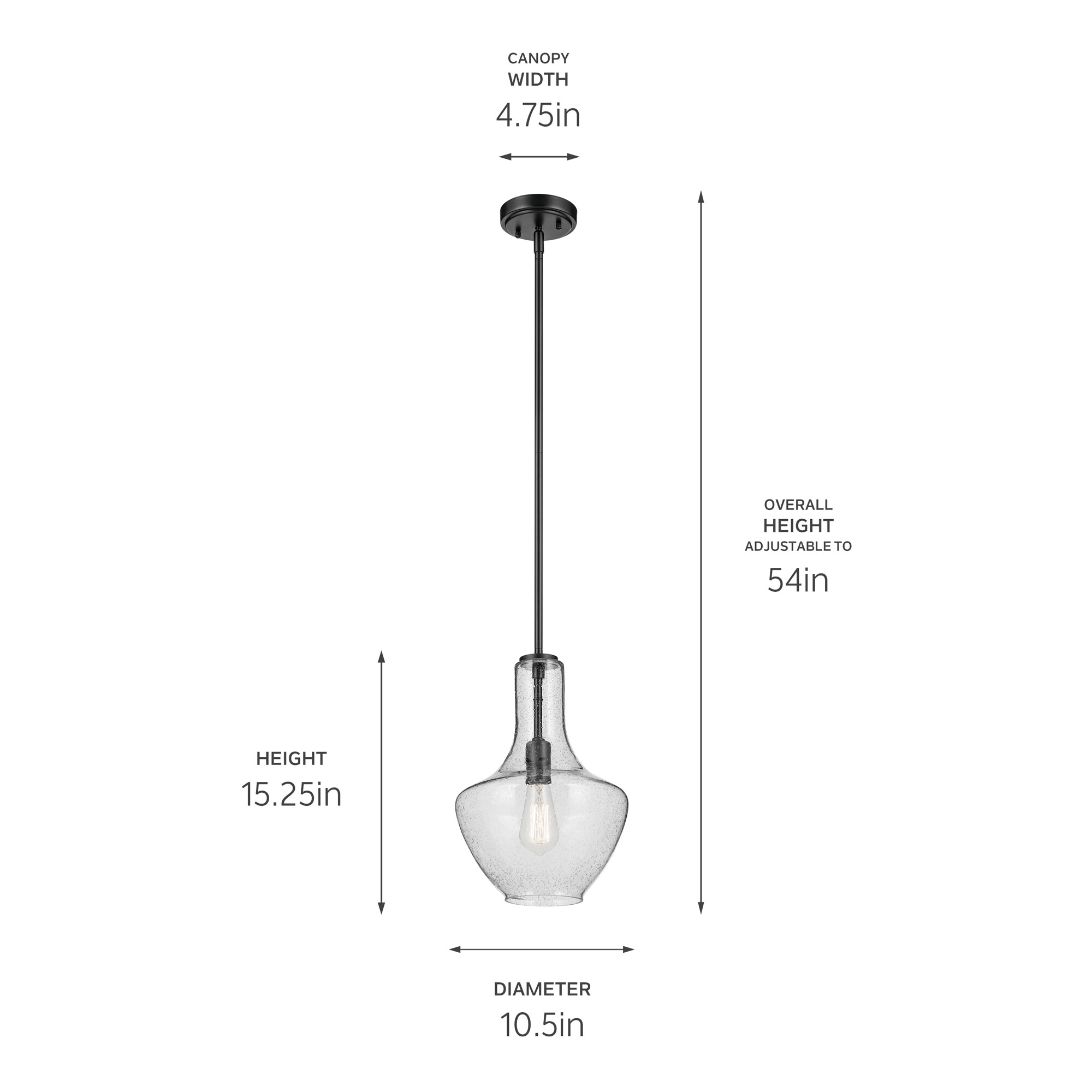 Kichler 42141BKCS Pendant-Lights - View #4