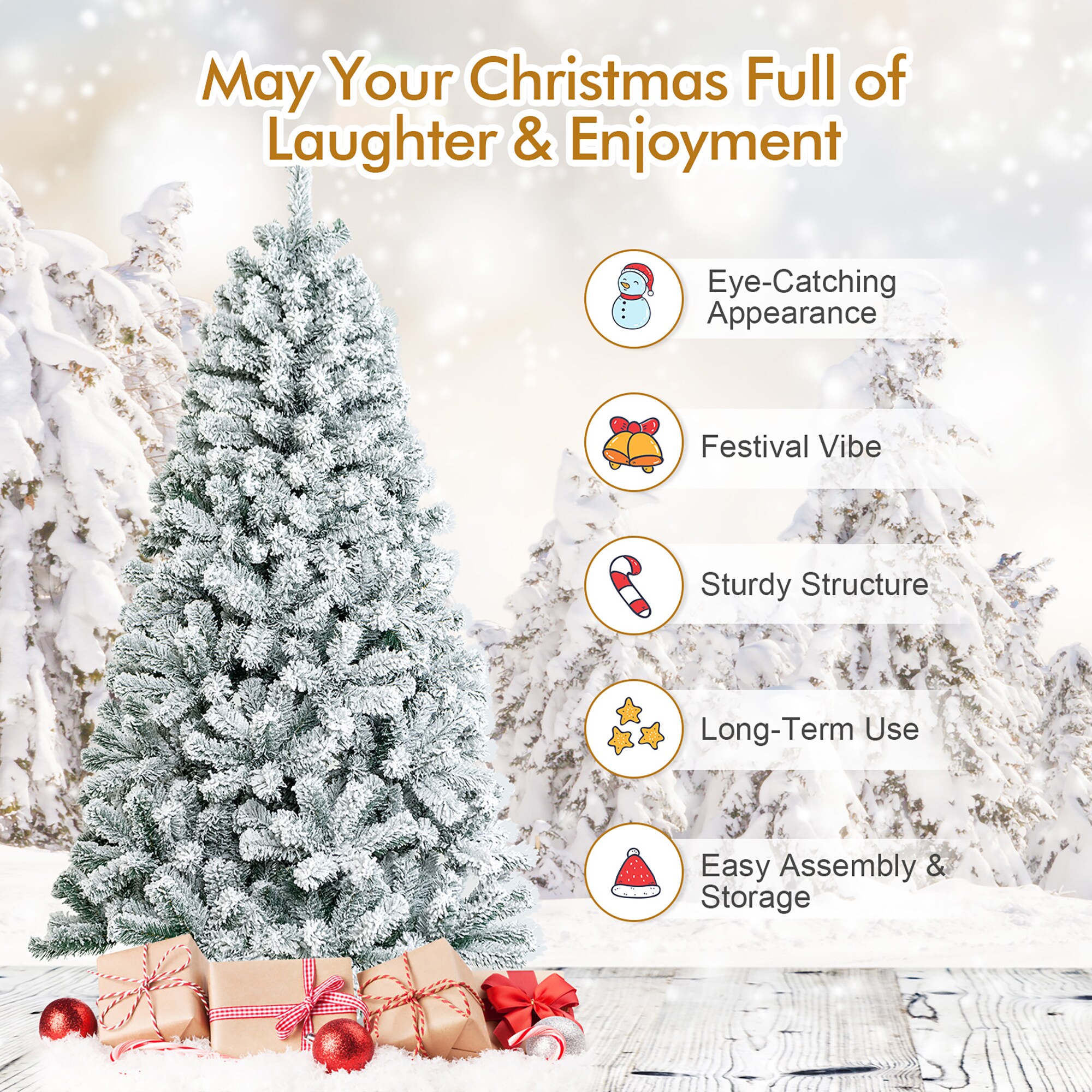 Forclover ALHY-067CM Artificial-Christmas-Trees - View #2