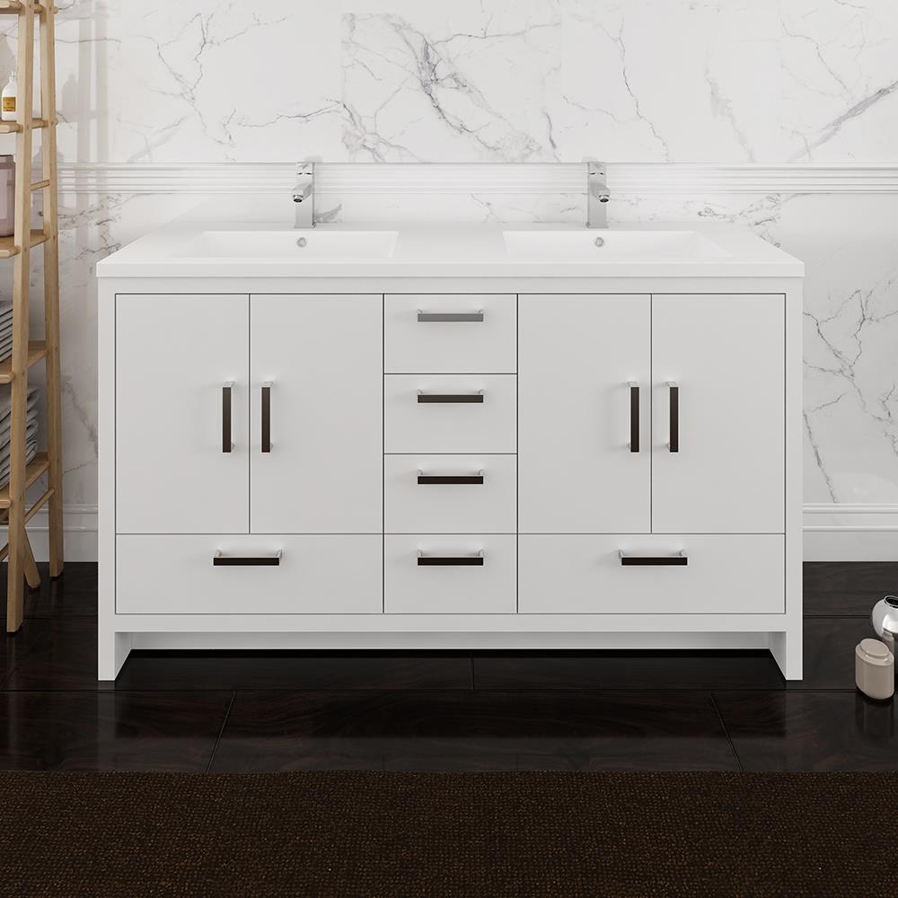 Fresca FCB9460WH-D-I Bath-Vanity-Combo - View #3